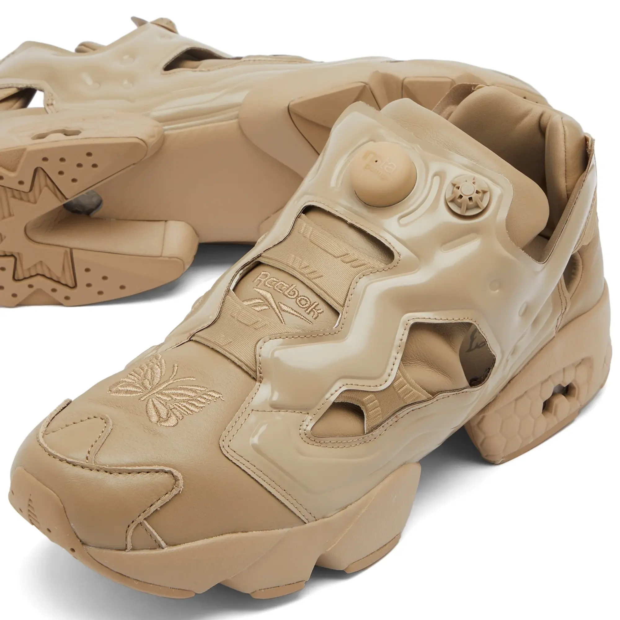 Reebok x Needles Instapump Fury 94 - Beige/Tan/Grey, Beige/Tan/Grey