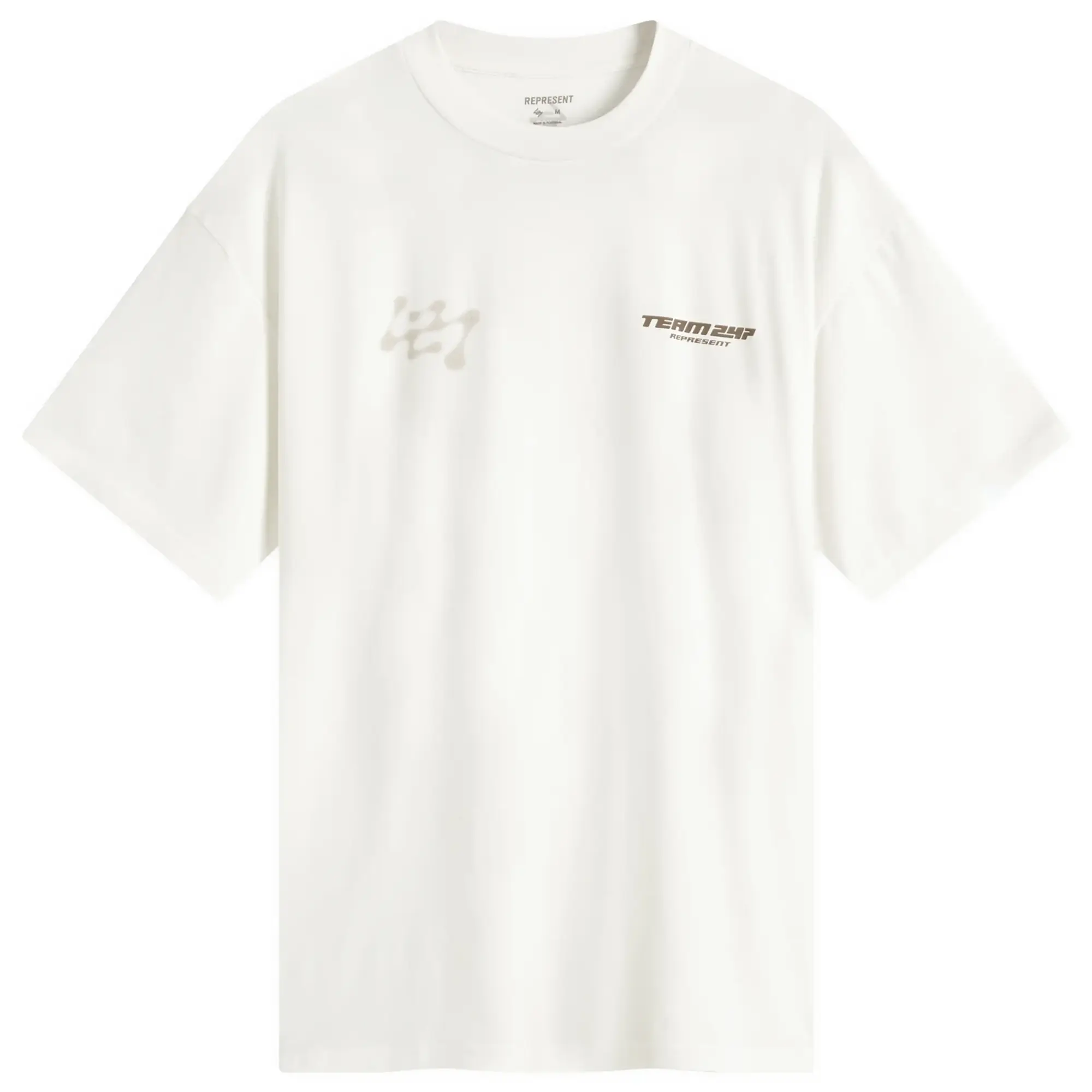 Represent Men's 247 Future Terrains Oversized T-Shirt Flat White