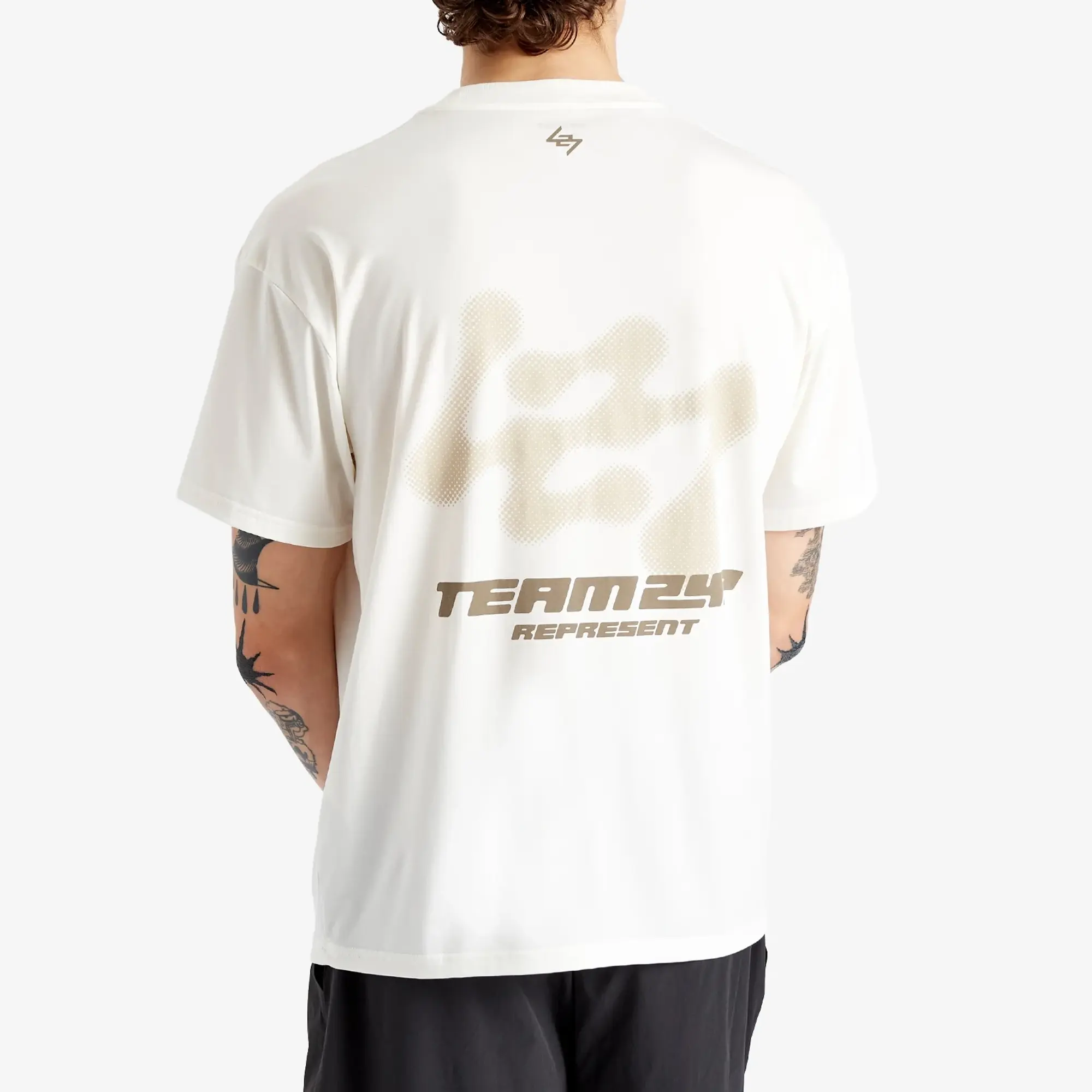 Represent Men's 247 Future Terrains Oversized T-Shirt Flat White