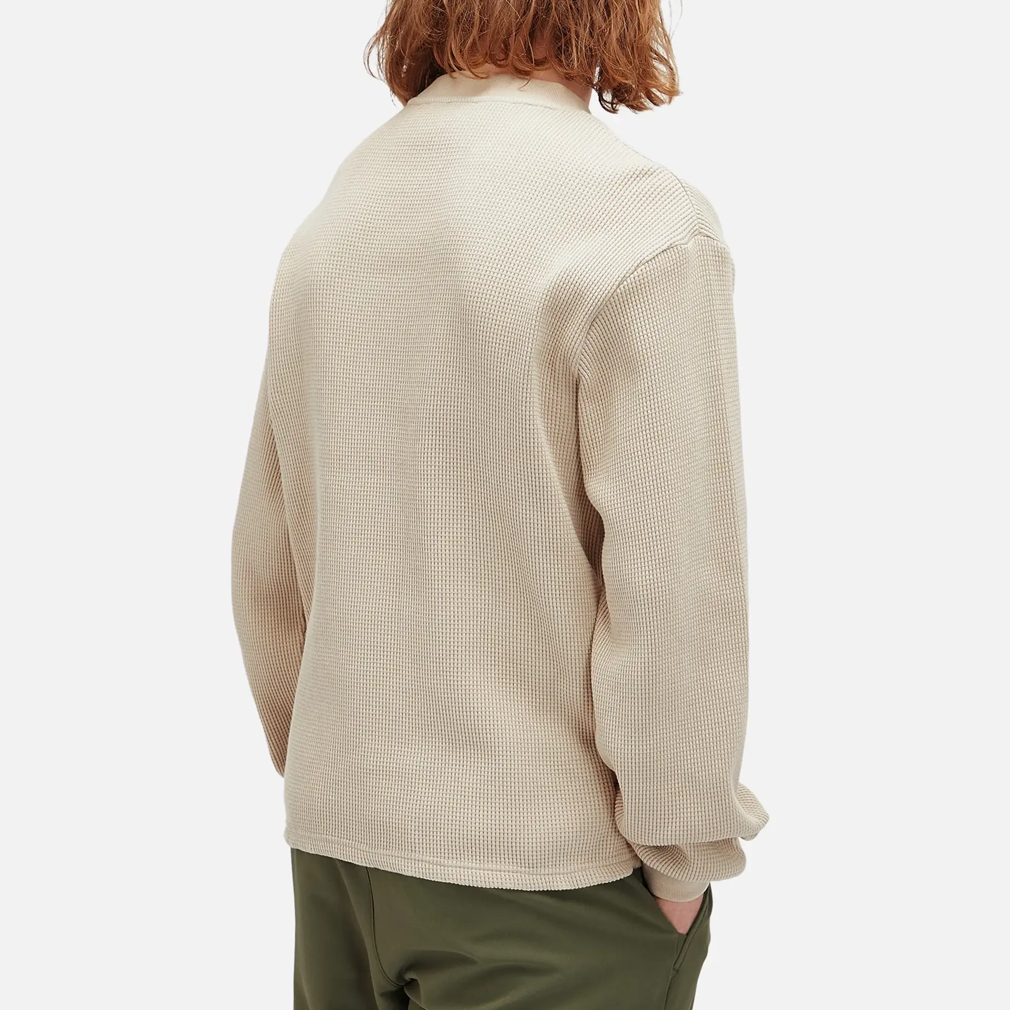 KA_YO_Prototype Men's Long Sleeve Waffle T-Shirt Peyote