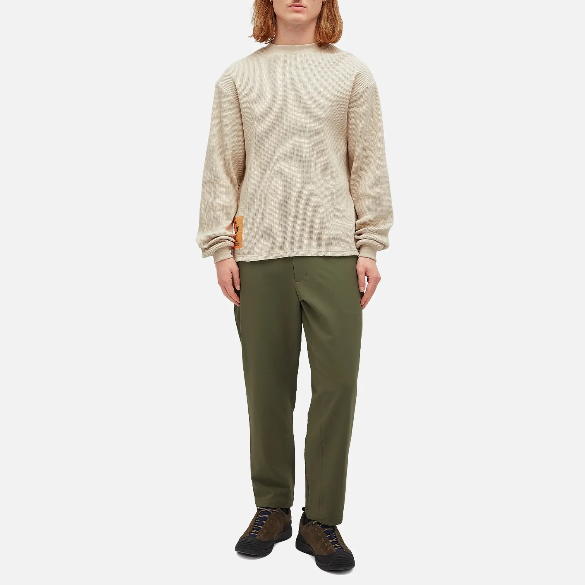 KA_YO_Prototype Men's Long Sleeve Waffle T-Shirt Peyote