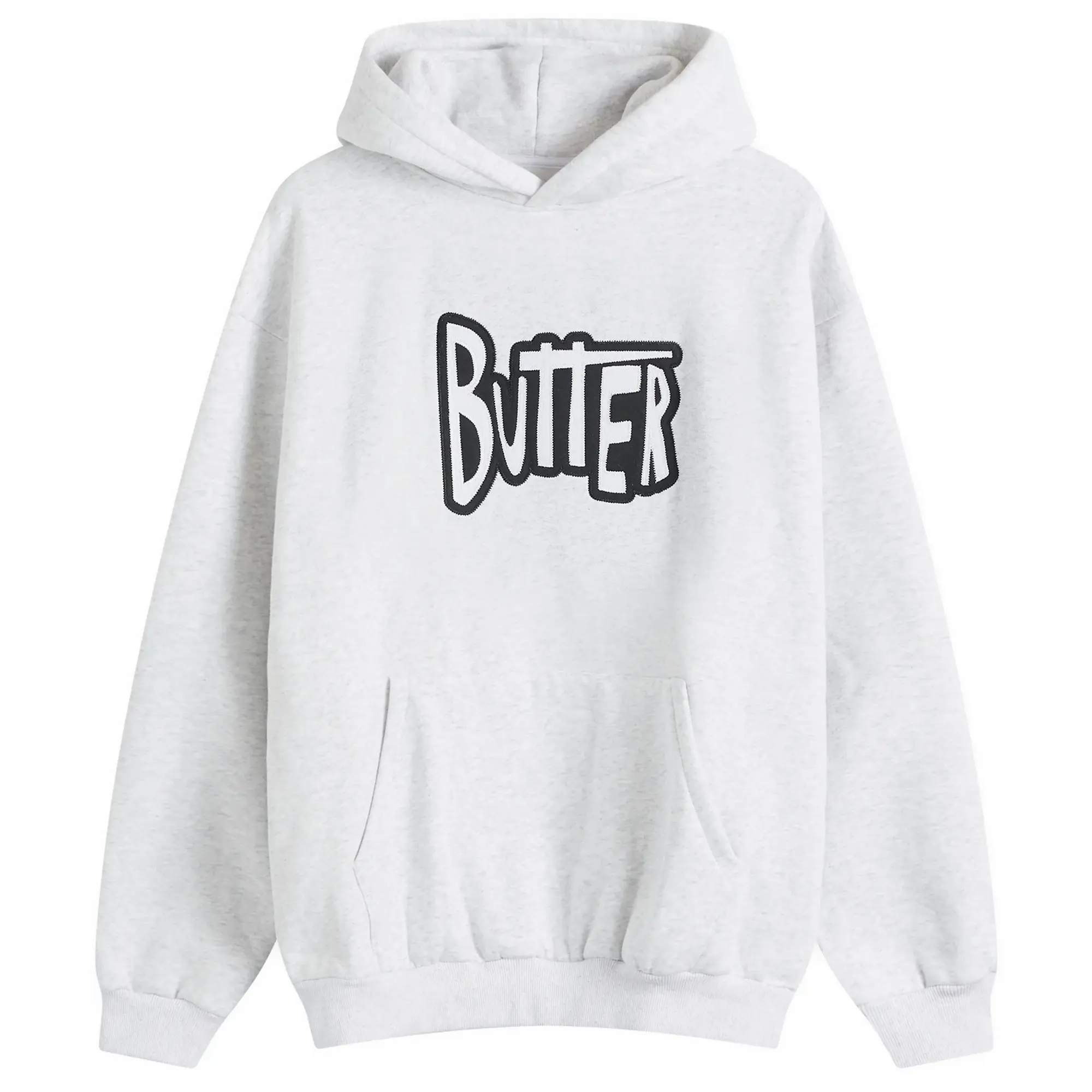 Butter Goods Men's Sketch Applique Hoodie Ash