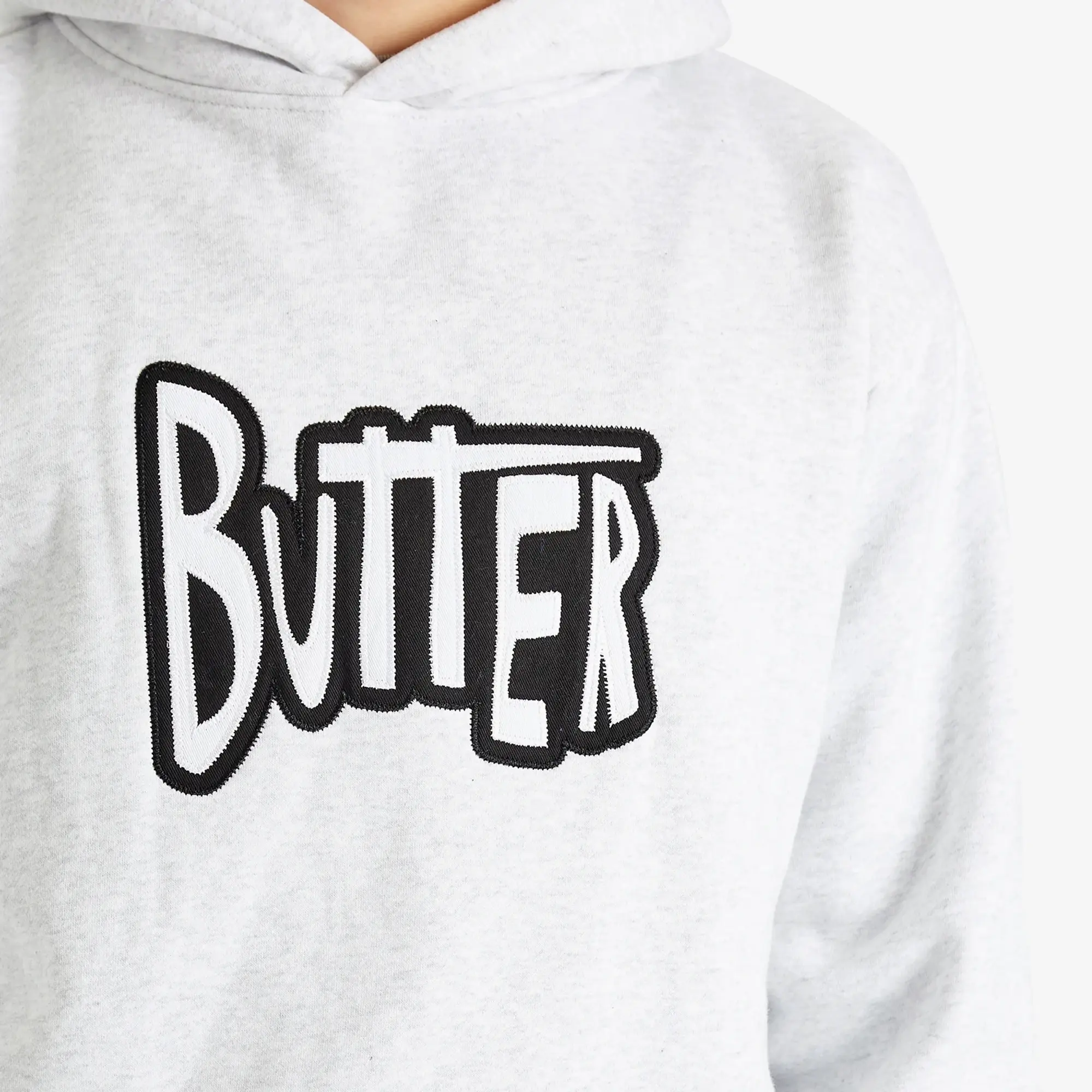 Butter Goods Men's Sketch Applique Hoodie Ash