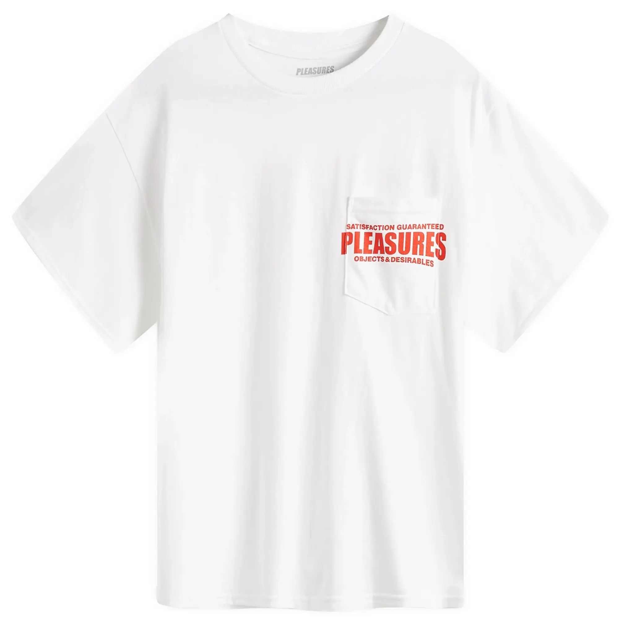 Pleasures Men's Staff Pocket T-Shirt White