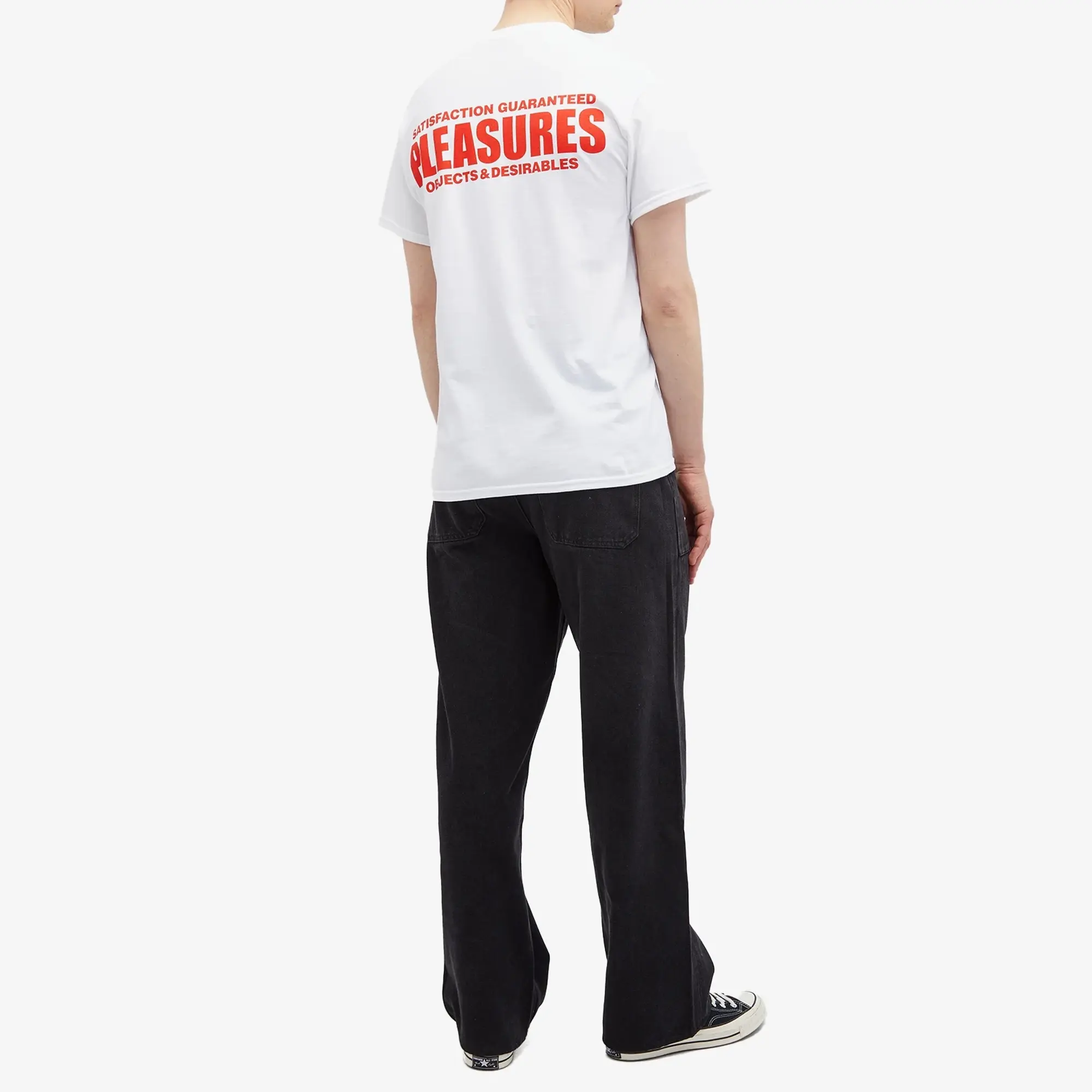 Pleasures Men's Staff Pocket T-Shirt White