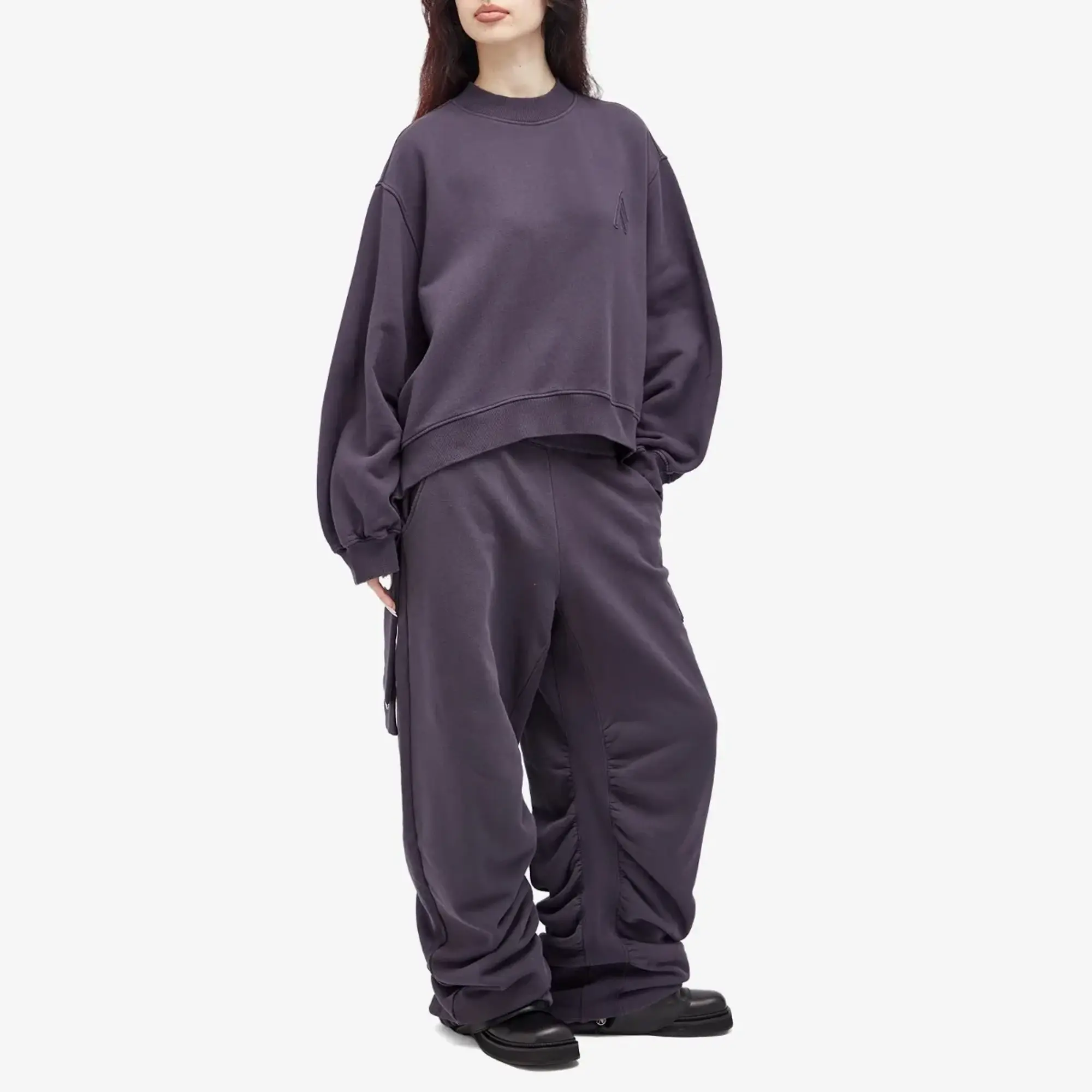 The Attico Women's Baia Long Sweat Pants Blue/Violet Fade