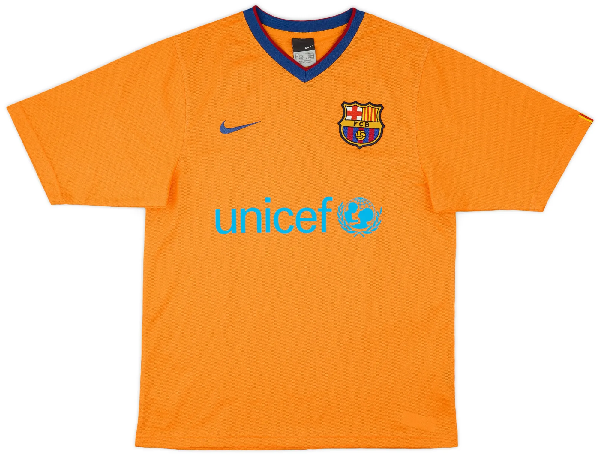Nike 2006-08 Barcelona Basic Away Shirt 8/10 (S) BARA06-401