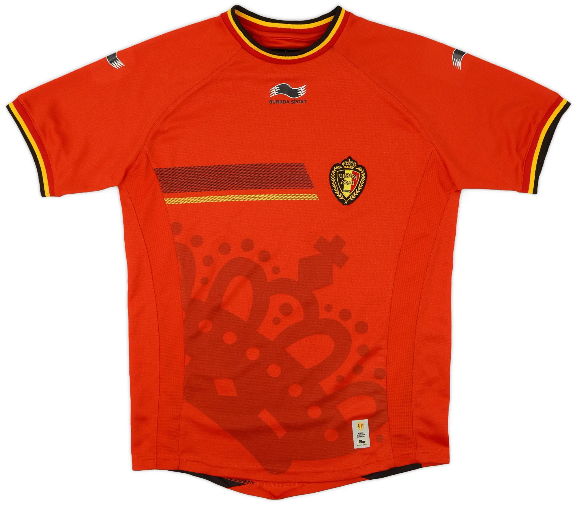 Burrda 2014-15 Belgium Home Shirt - 9/10 - (L)