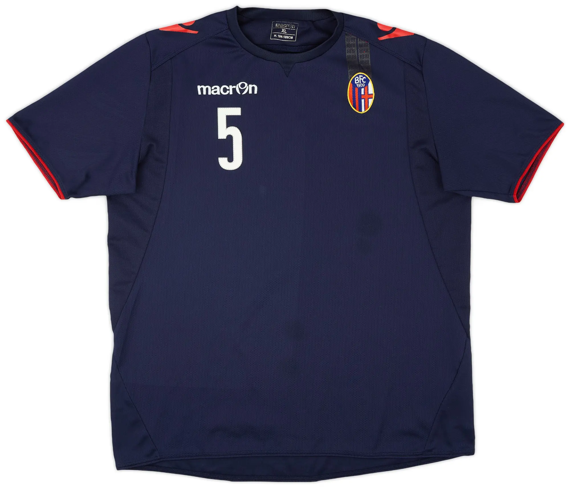 2016-17 Bologna Player Issue Macron Training Shirt #5 - 7/10 - (XL)