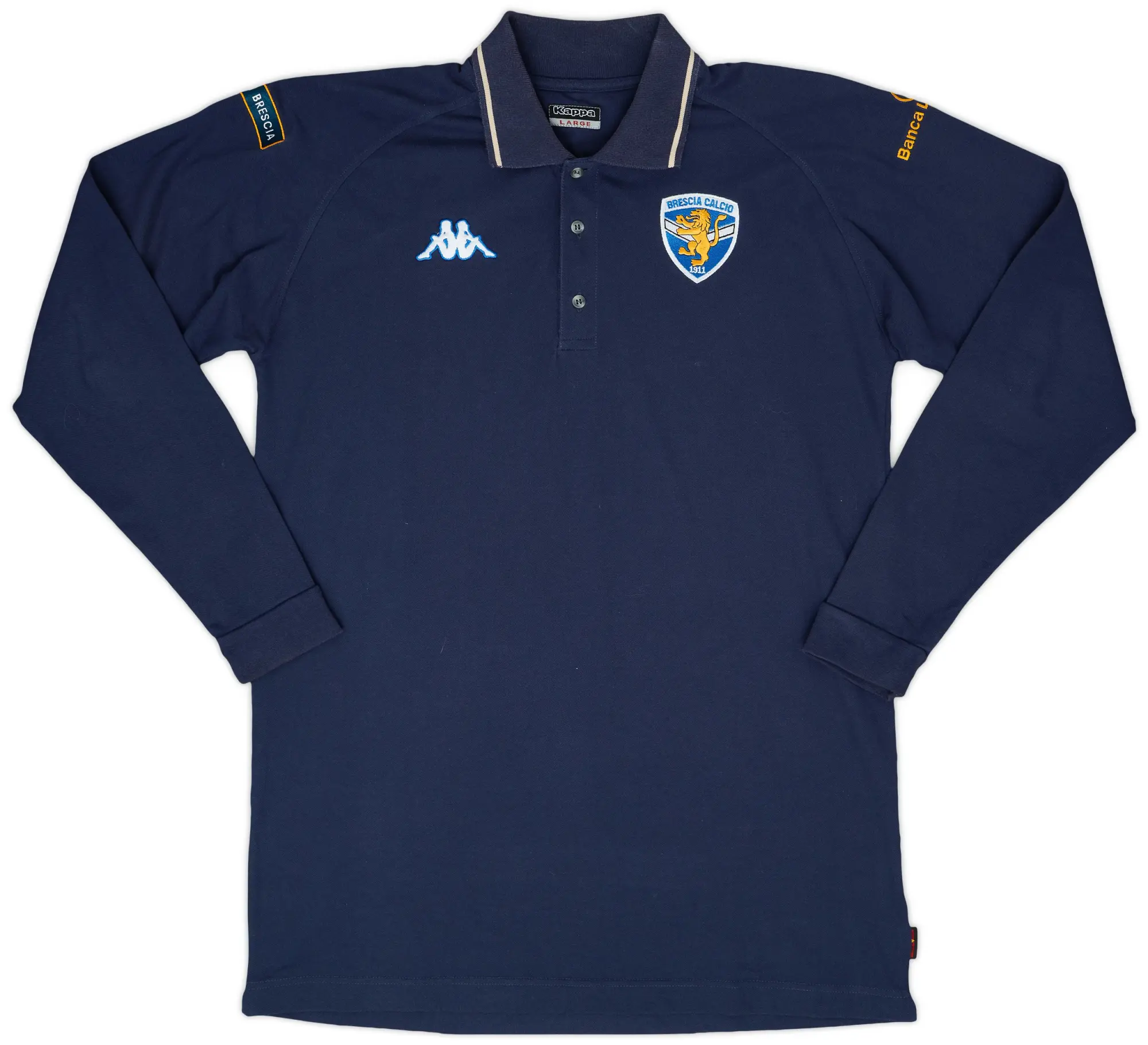2004-05 Brescia Kappa Polo L/S Shirt - 7/10 - (L)