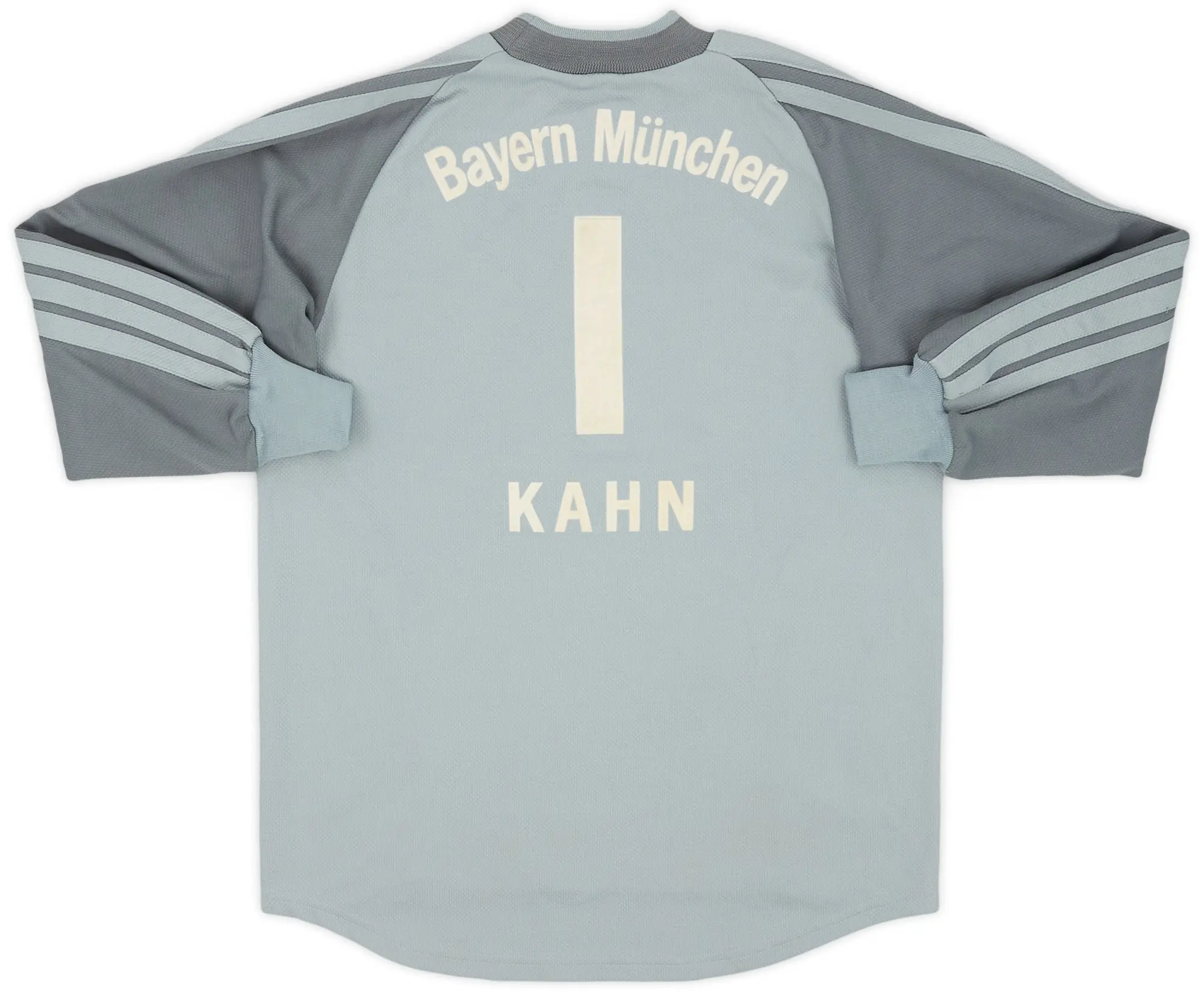 adidas 2001-02 Bayern Munich GK Shirt Kahn #1 - 8/10 - (Y)