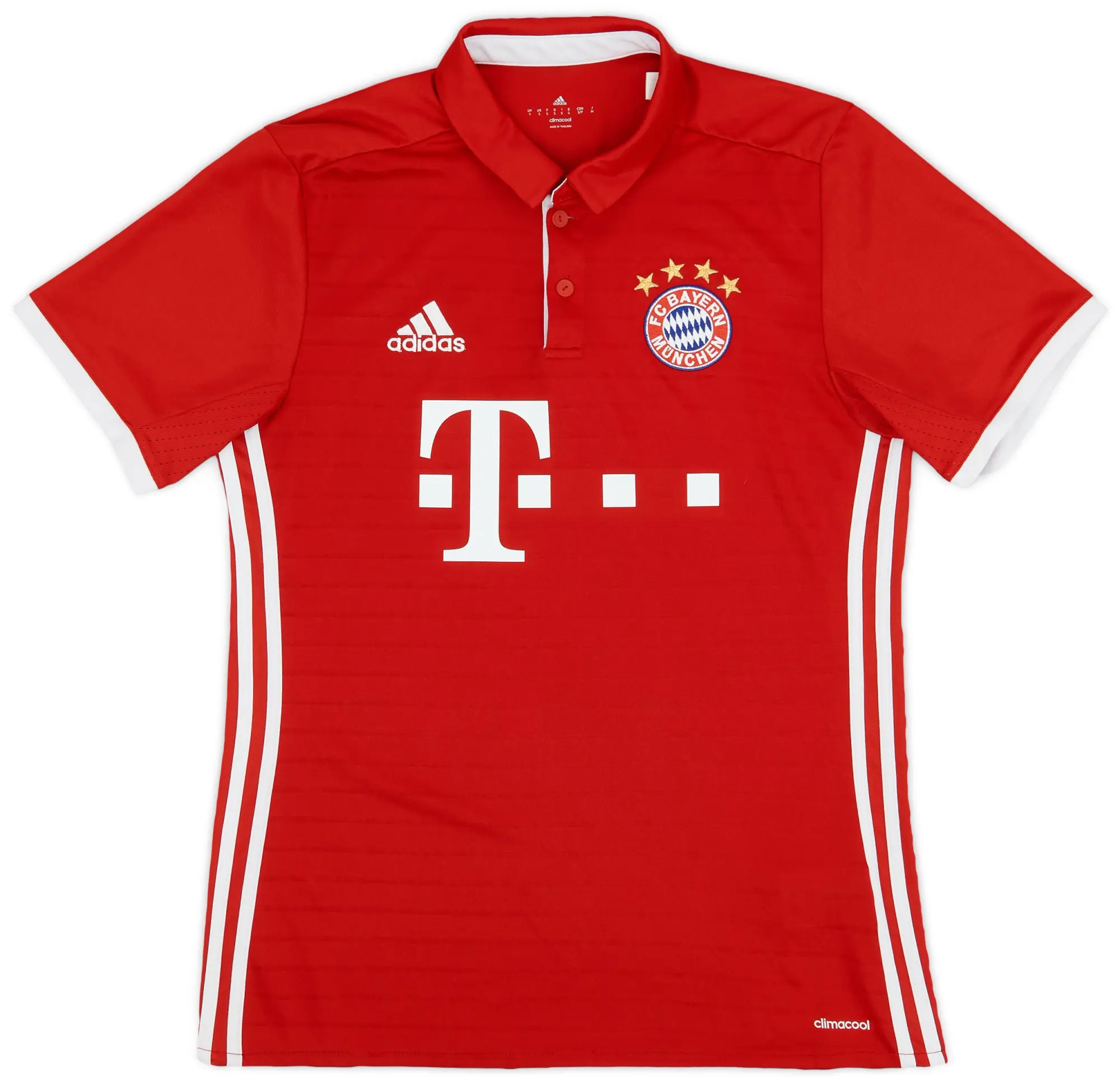 adidas 2016-17 Bayern Munich Home Shirt - 9/10 - (S)