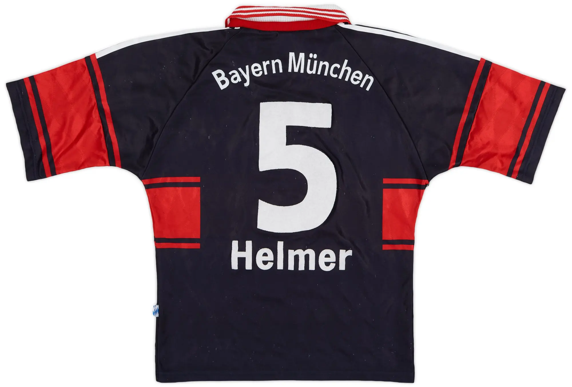 adidas 1997-99 Bayern Munich Home Shirt Helmer #5 - 5/10 - (S)