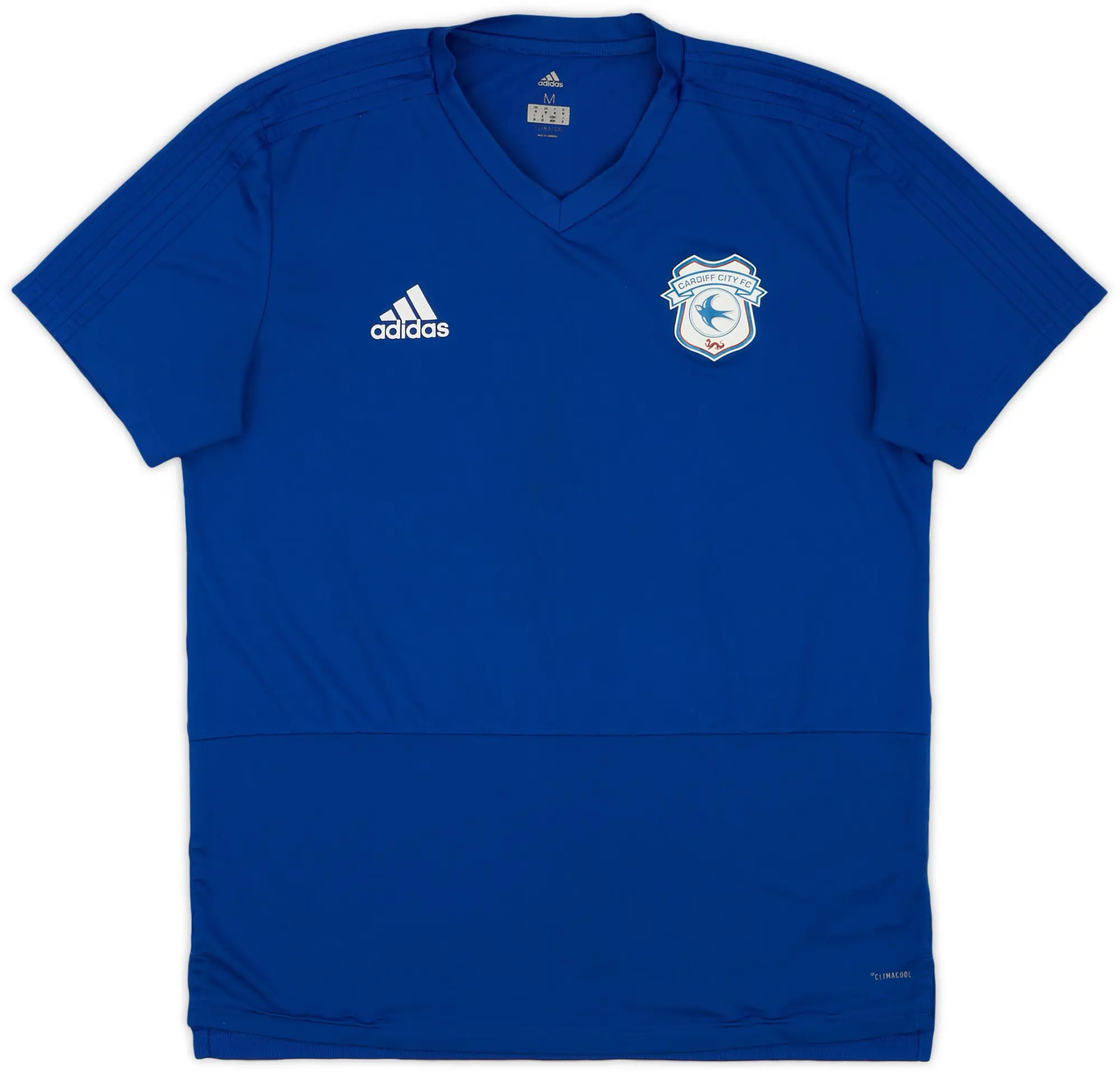 2018-19 Cardiff City adidas Training Shirt - 7/10 - (M)