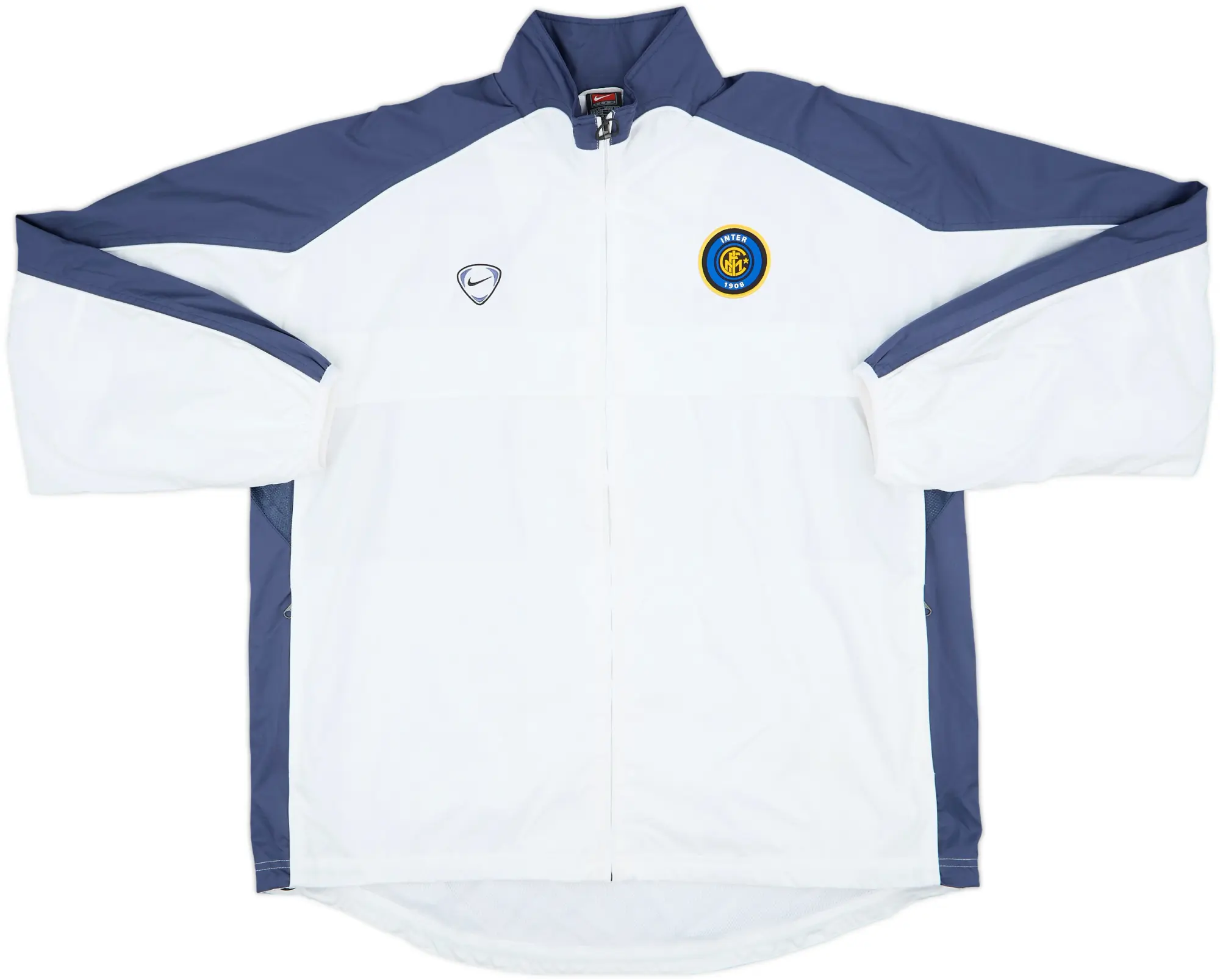 2000-01 Inter Milan Nike 1/4 Zip Sweat Top - 8/10 - (XL)
