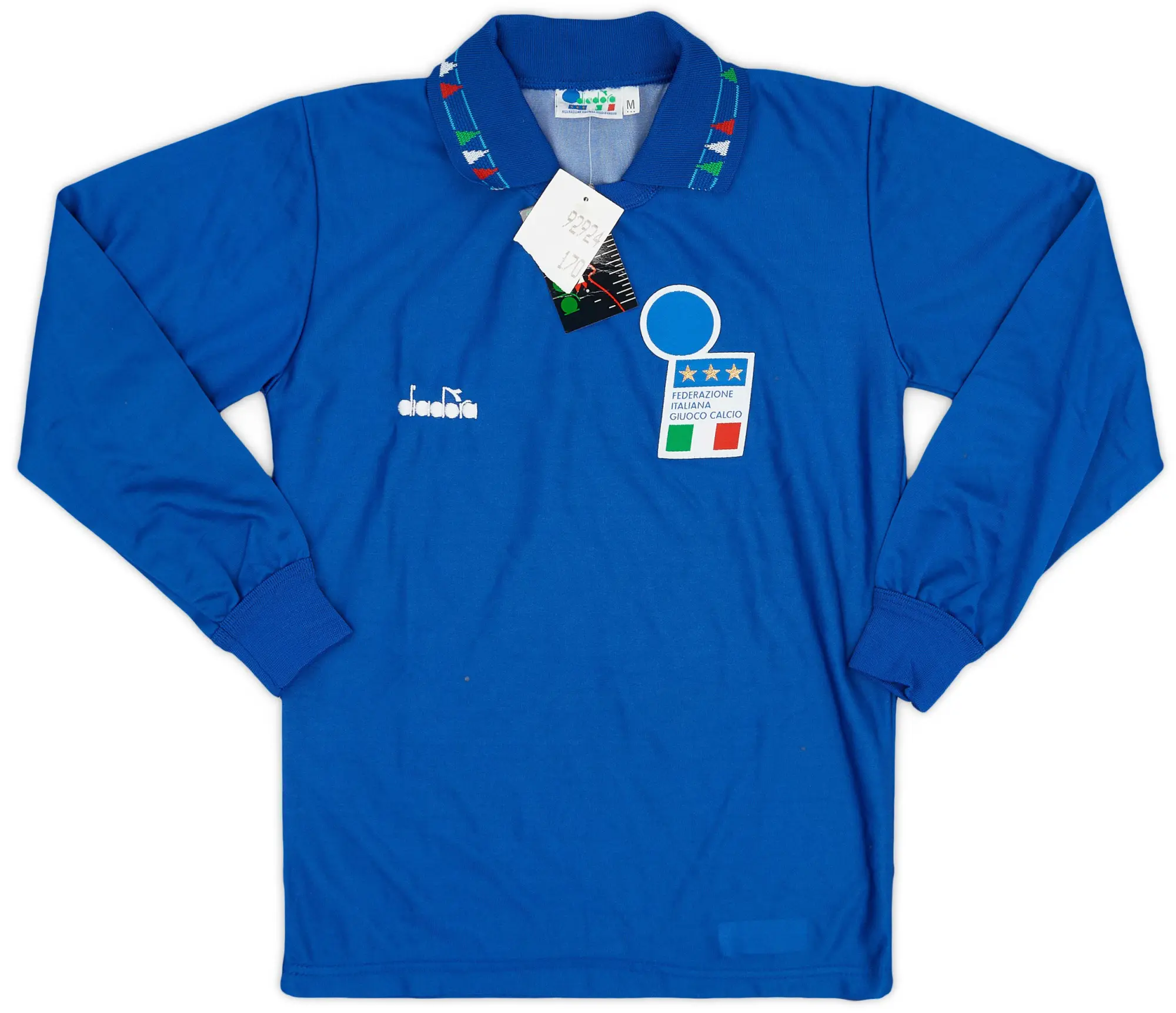 Diadora 1992-93 Italy Home L/S Shirt (M.Boys)