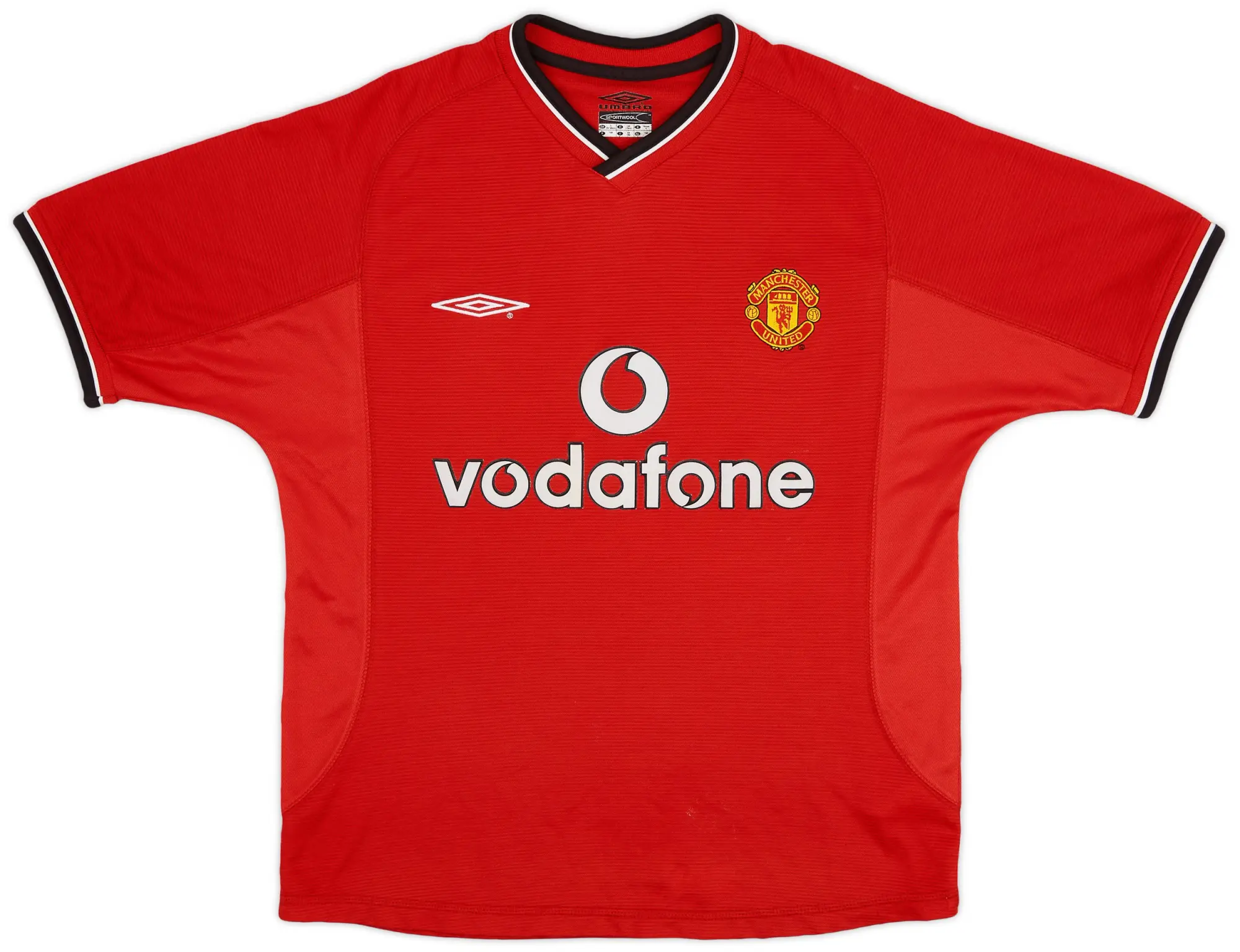 Umbro 2000-02 Manchester United Home Shirt - 8/10 - (Y)