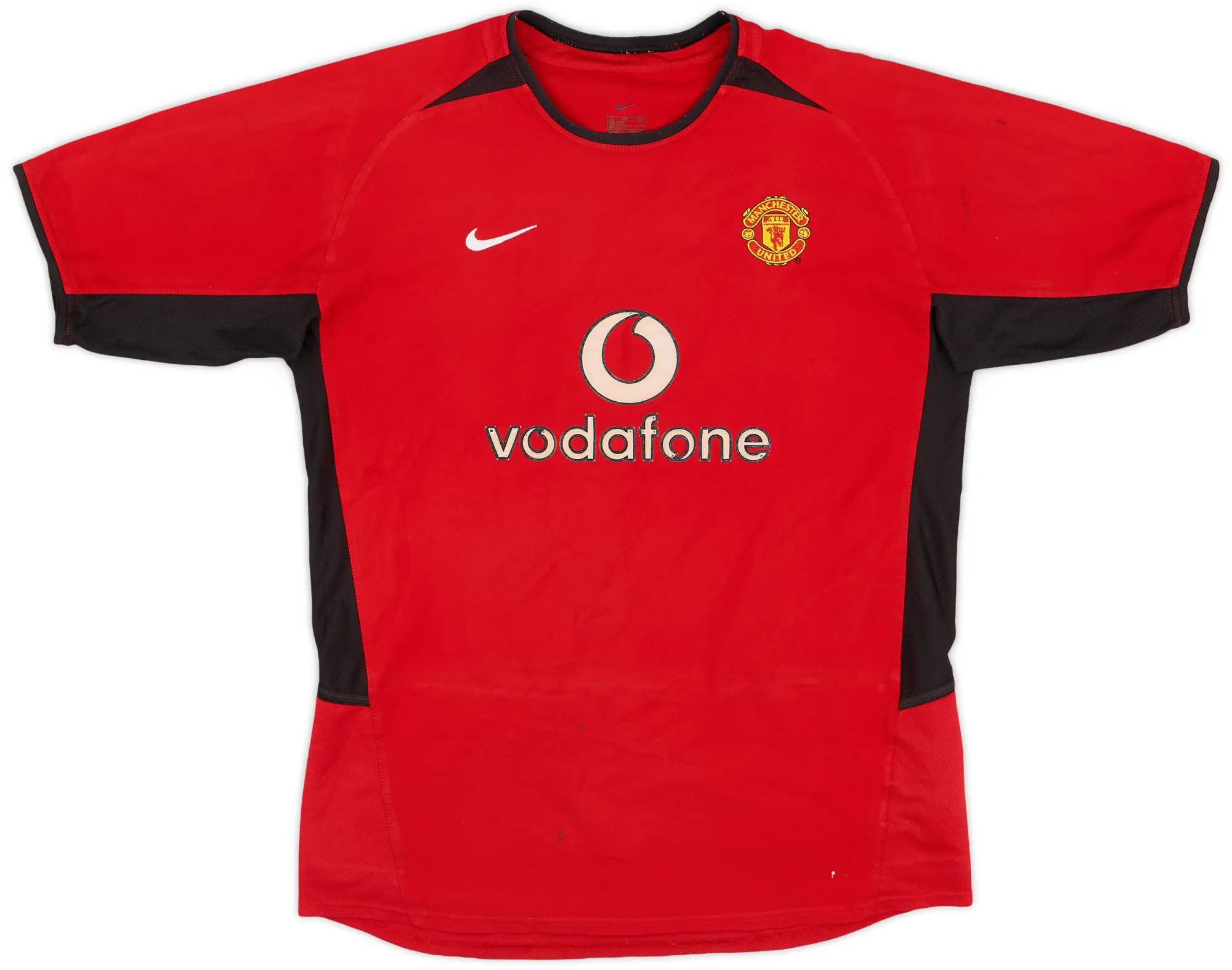 Nike 2002-04 Manchester United Home Shirt - 6/10 - (XL.Boys)