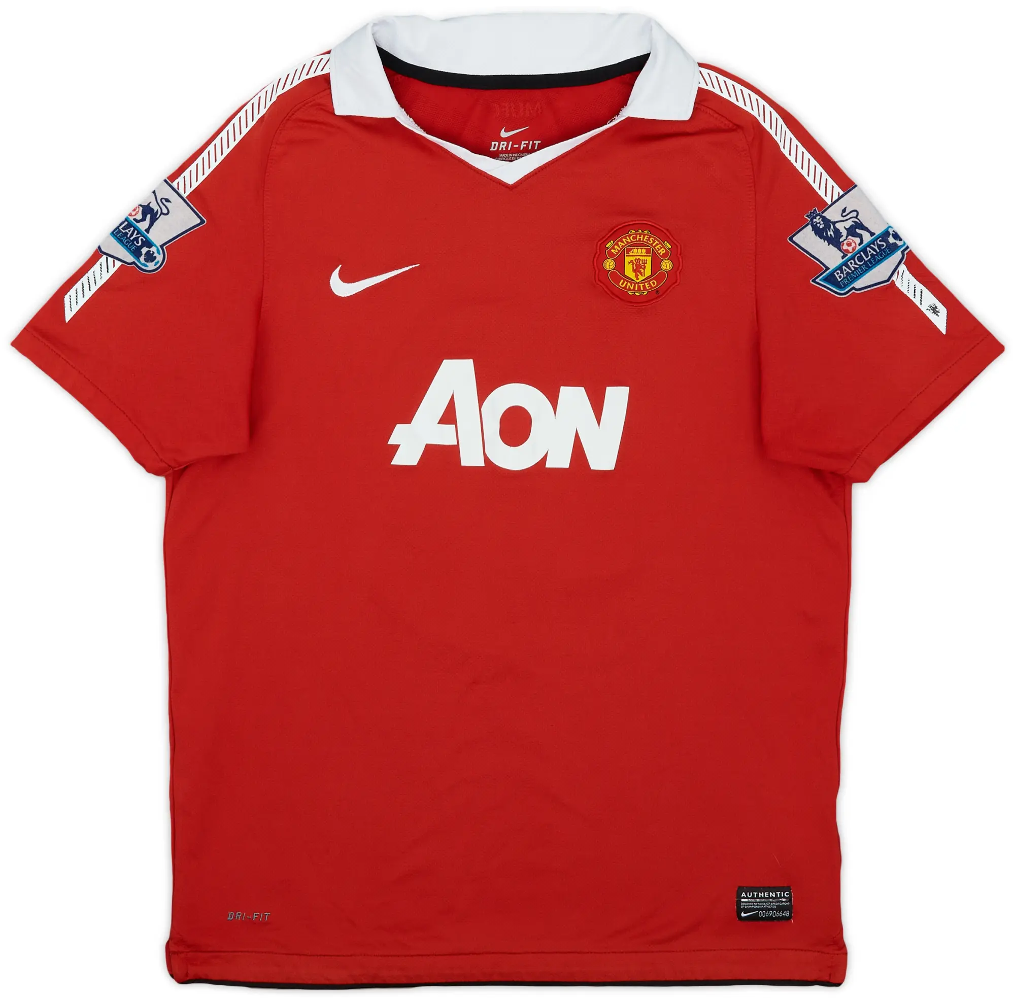Nike 2010-11 Manchester United Home Shirt Rooney #10 - 6/10 - (M)