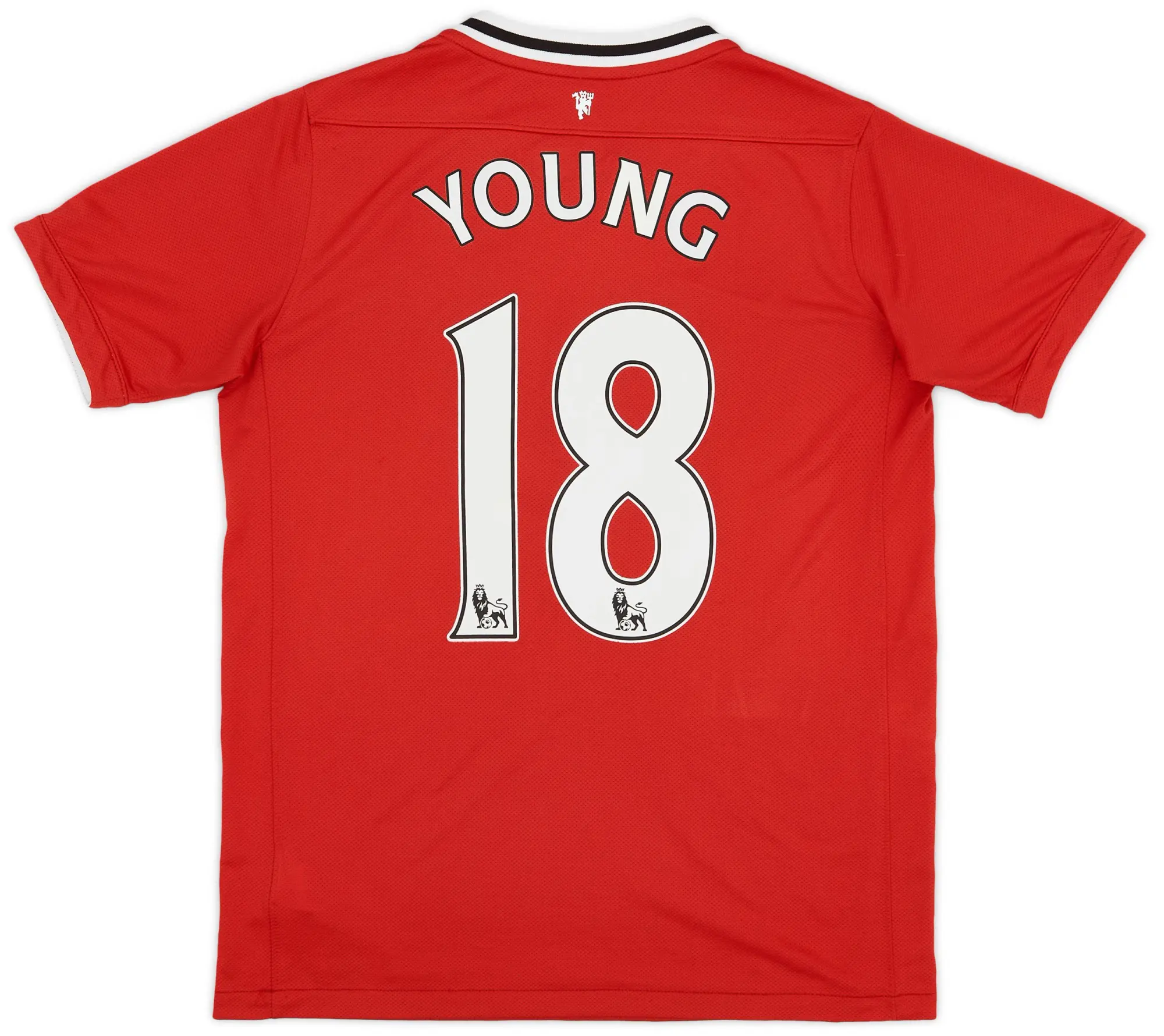 Nike 2011-12 Manchester United Home Shirt Young #18 - 8/10 - (XL.Boys)