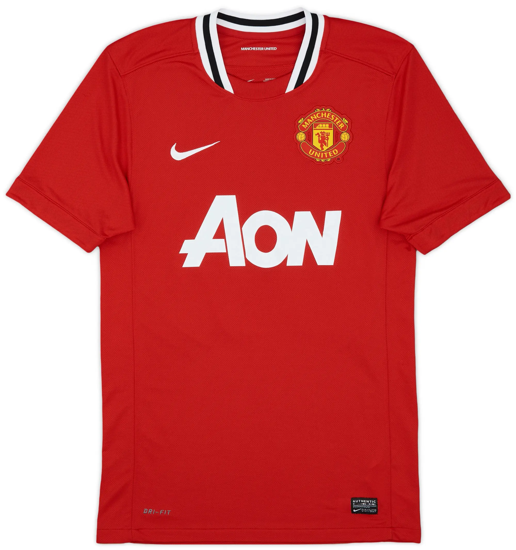 Nike 2011-12 Manchester United Home Shirt Young #18 - 8/10 - (XL.Boys)