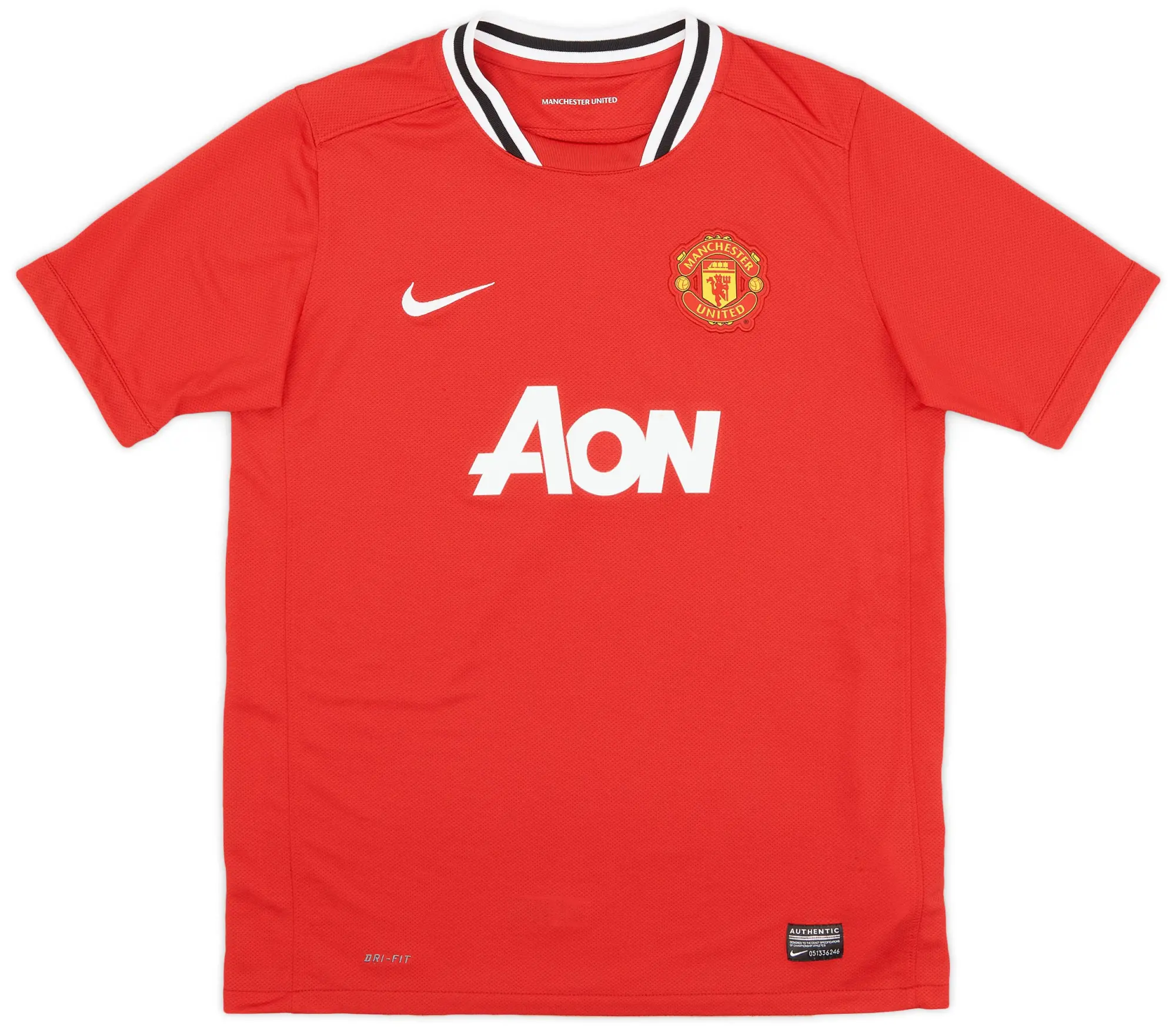 Nike 2011-12 Manchester United Home Shirt - 7/10 - (XL.Boys)