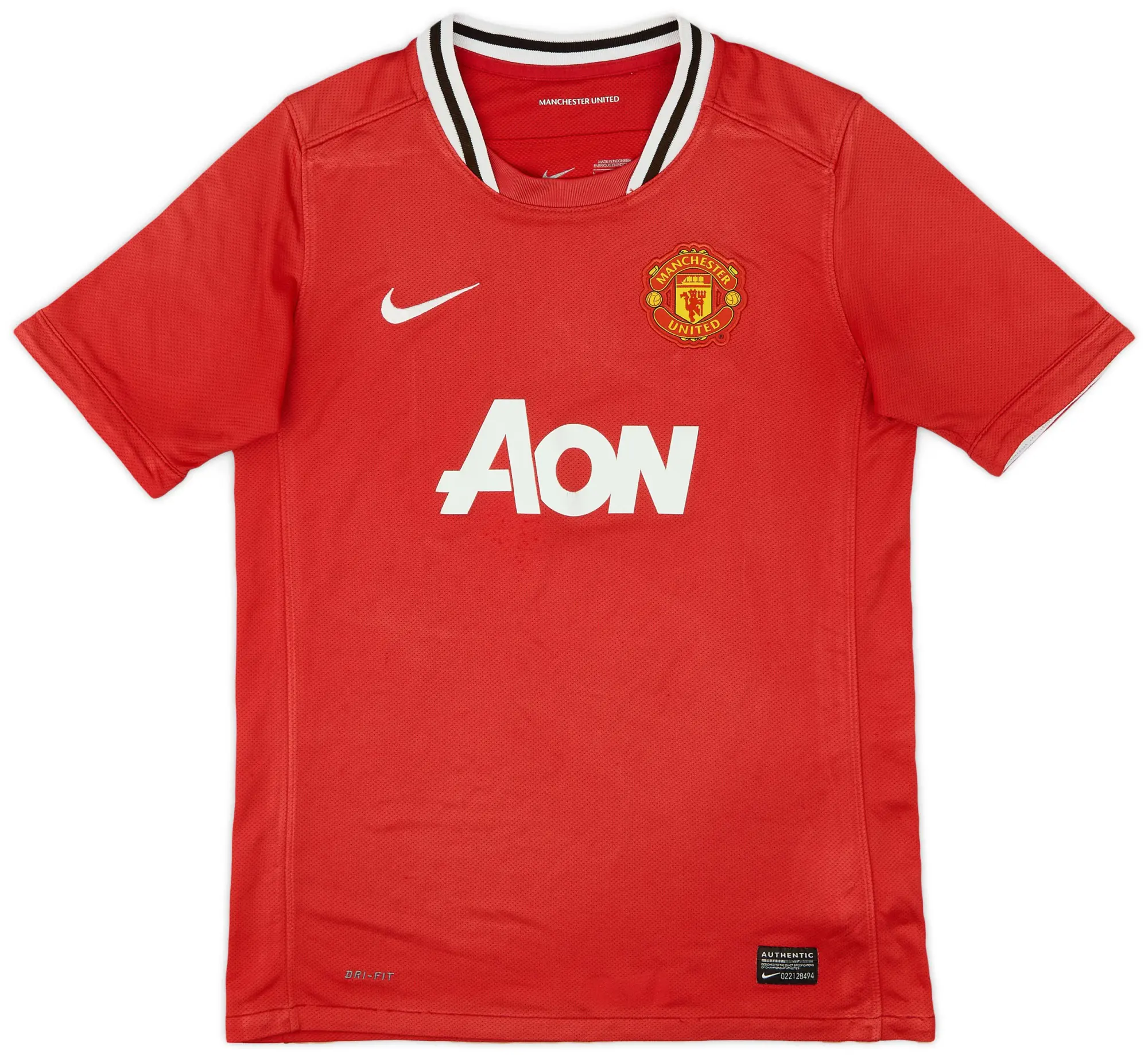Nike 2011-12 Manchester United Home Shirt - 6/10 - (L.Boys)