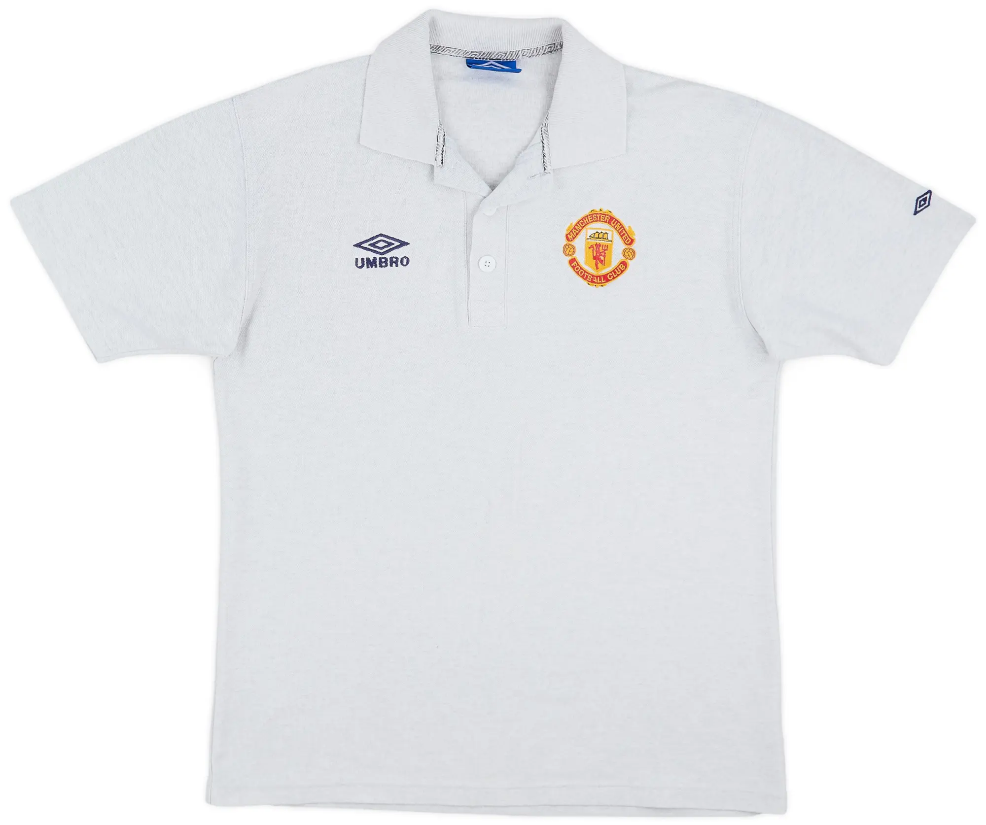 1996-97 Manchester United Umbro Polo Shirt - 9/10 - (XL)