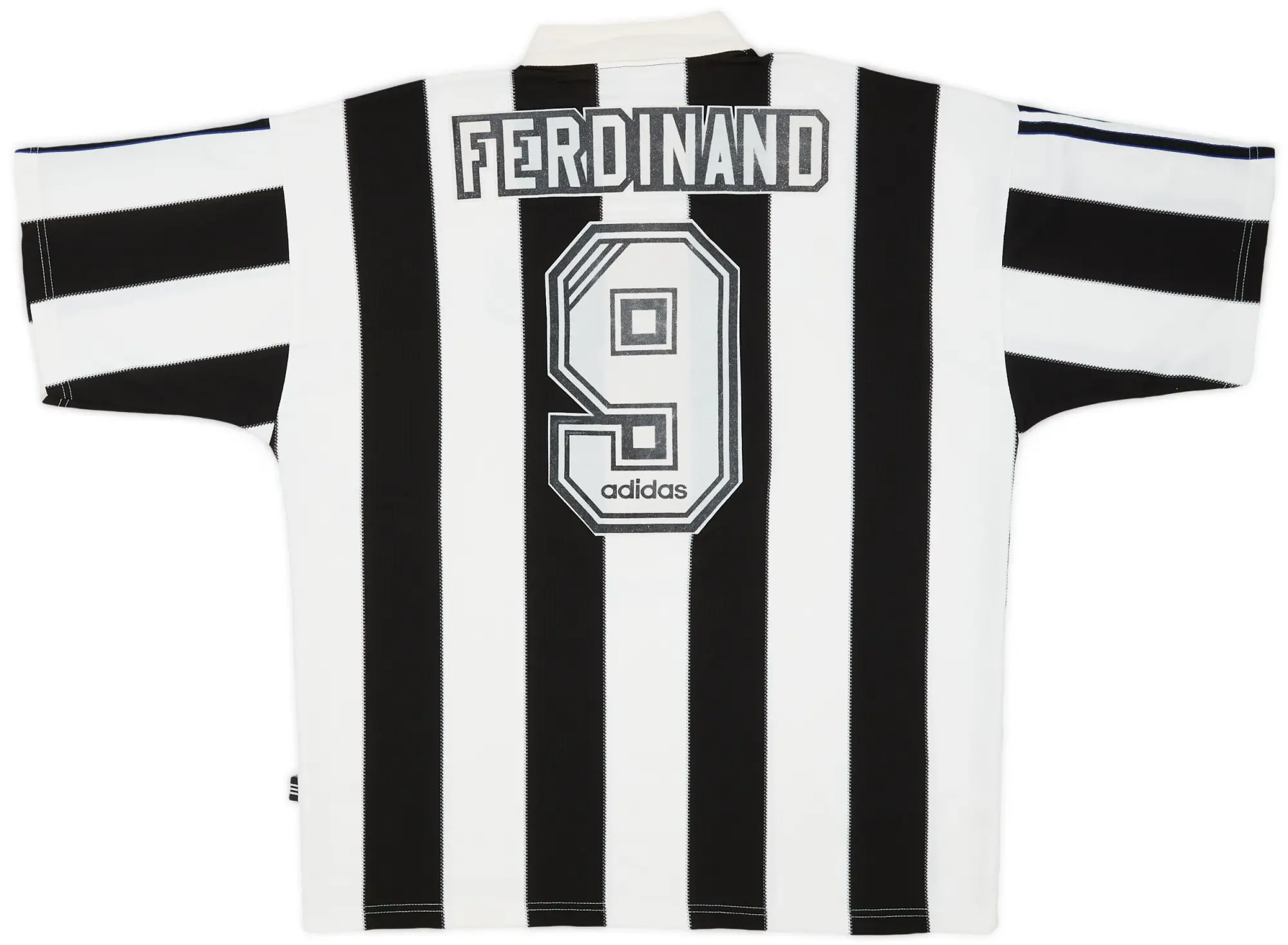 adidas 1995-97 Newcastle Home Shirt Ferdinand #9 - 8/10 - (XL)