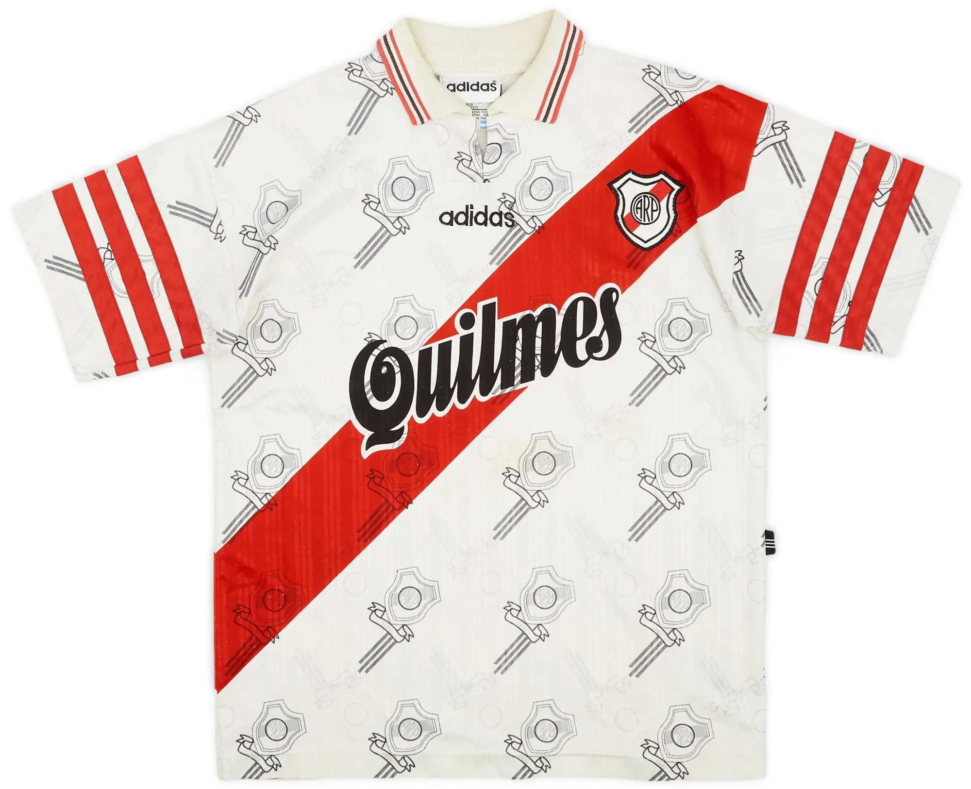 adidas 1996-98 River Plate Home Shirt - 8/10 - (XL.Boys)