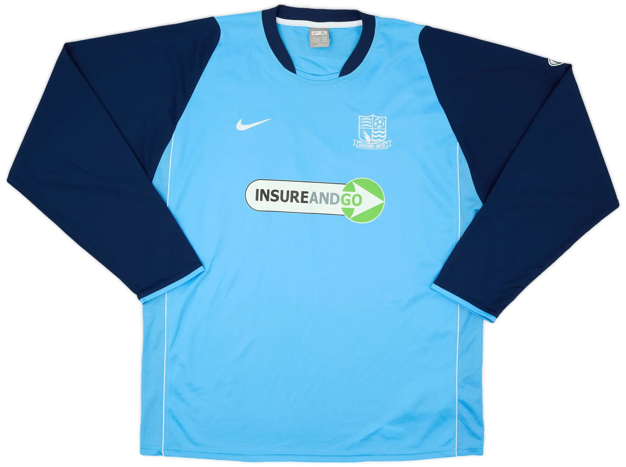 Nike 2007-08 Southend United Away L/S Shirt - 9/10 - (XL)