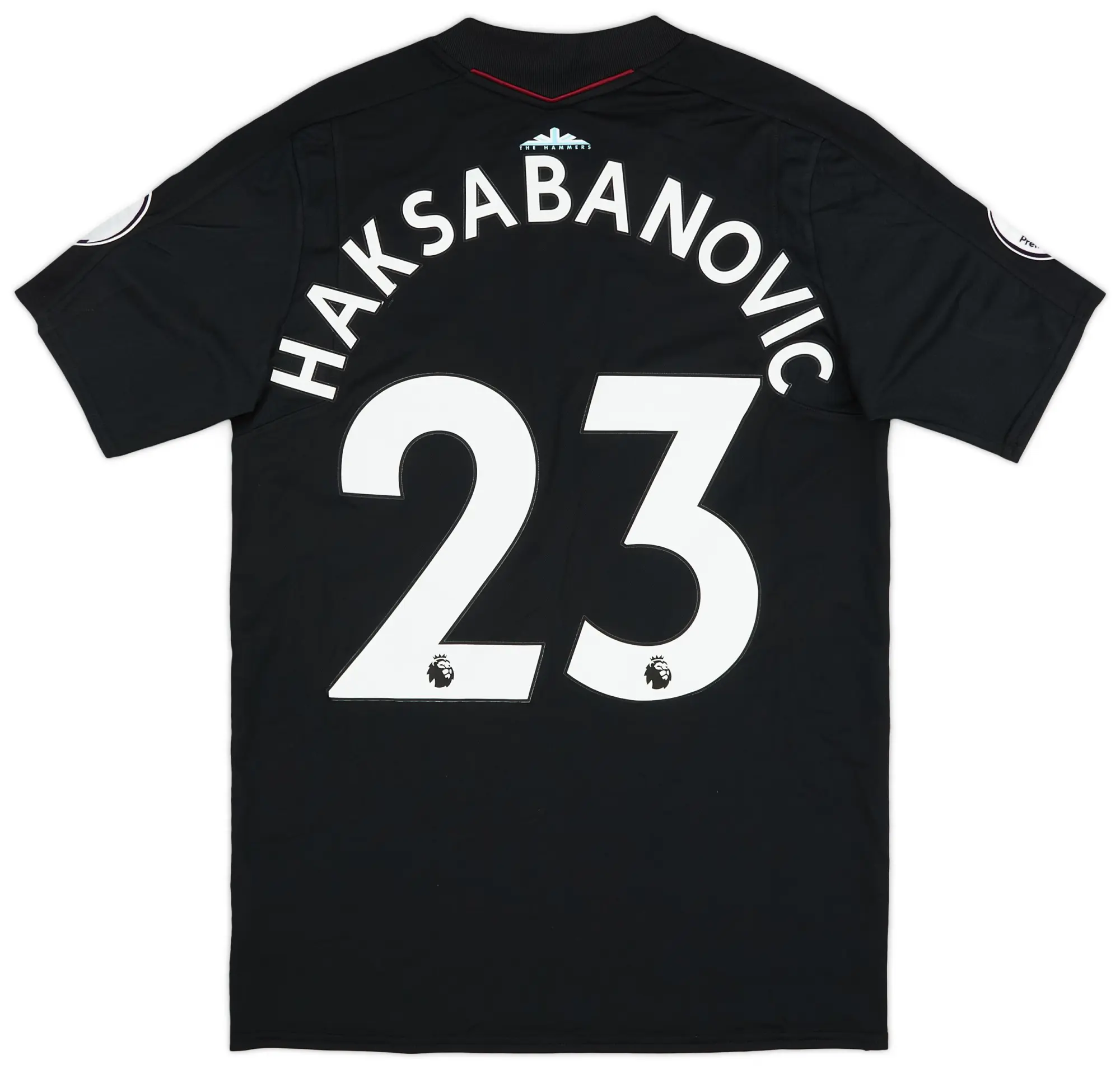 Umbro 2017-18 West Ham Match Issue Away Shirt Haksabanovic #23