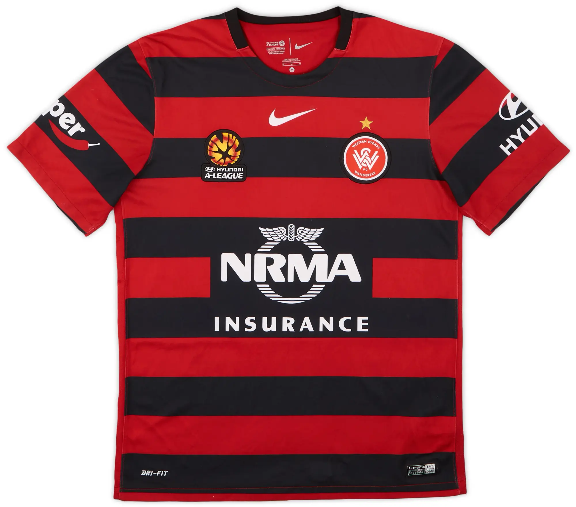 Nike 2015-16 Western Sydney Wanderers Home Shirt - 9/10 - (M)