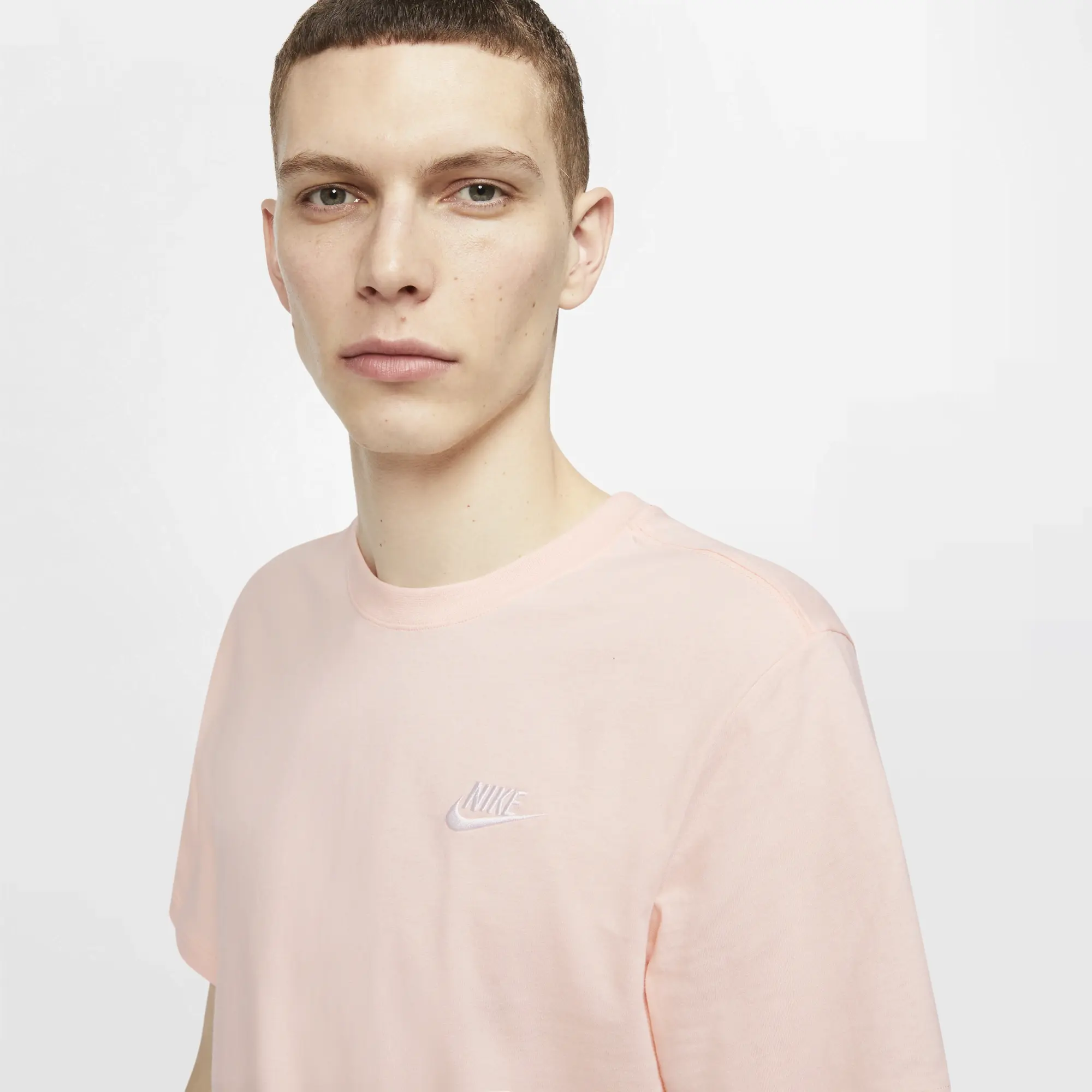 Nike Sportswear Club Men's T-Shirt - Pink - Cotton