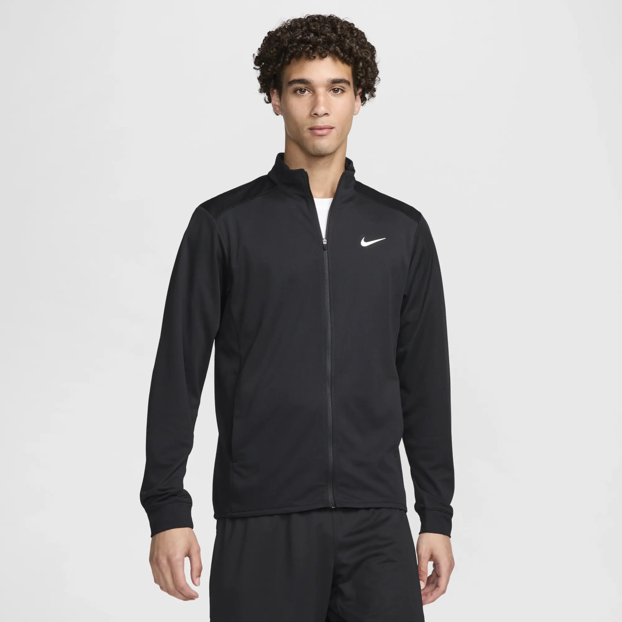 Nike Totality Men's Dri-FIT Knit Versatile Jacket - Black - Polyester