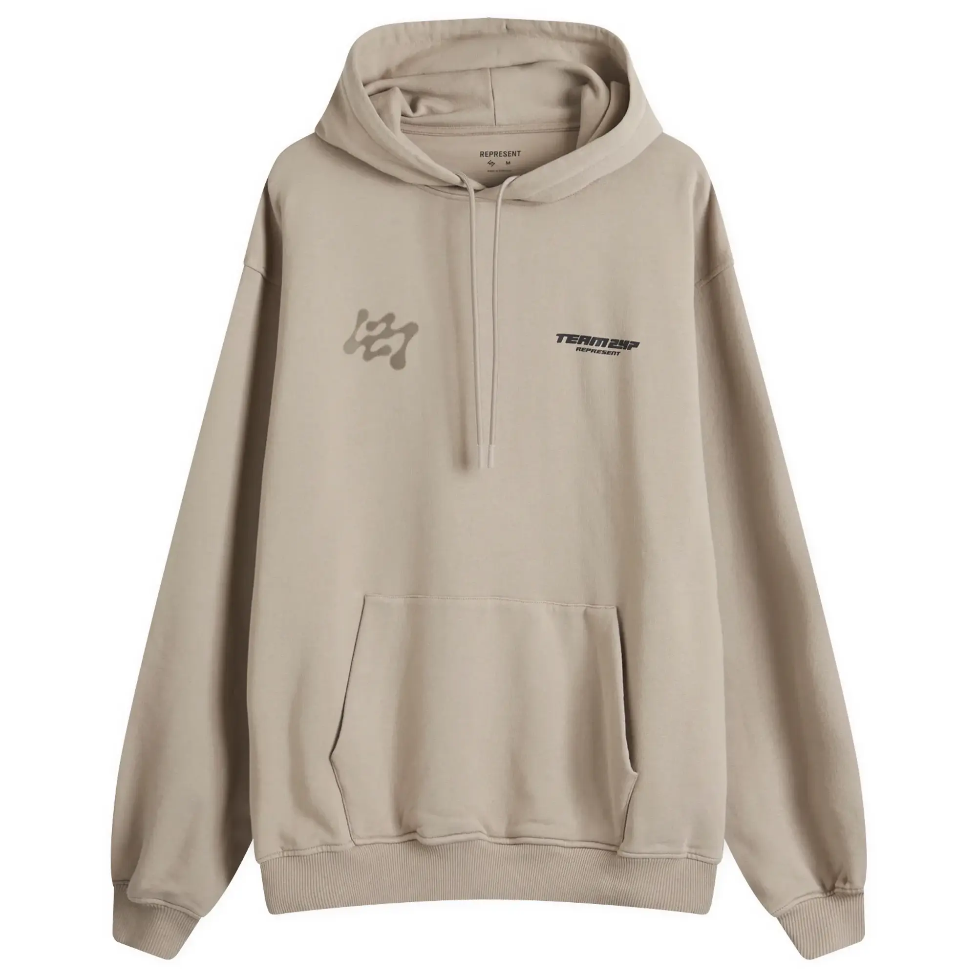 Represent Men's 247 Future Terrains Oversized Hoodie Moonrock