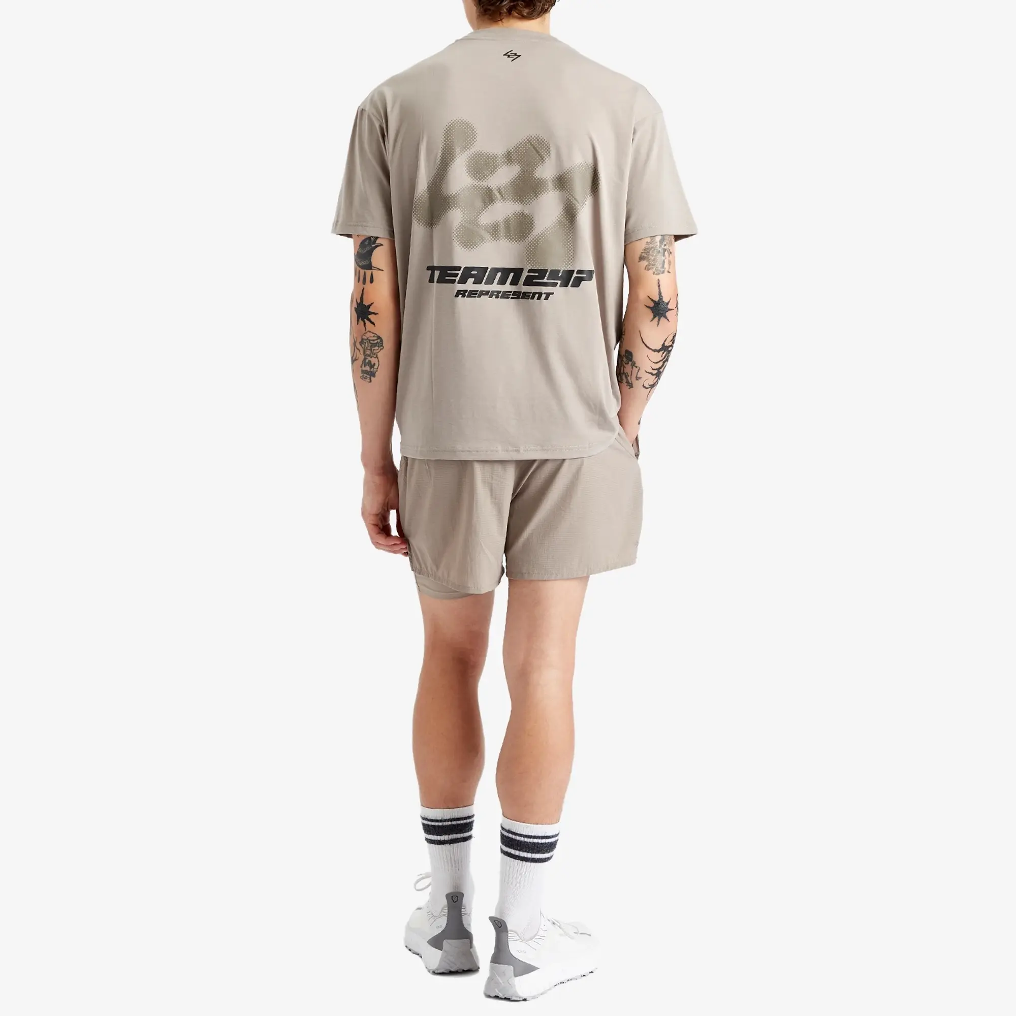 Represent Men's 247 Future Terrains Oversized T-Shirt Moonrock