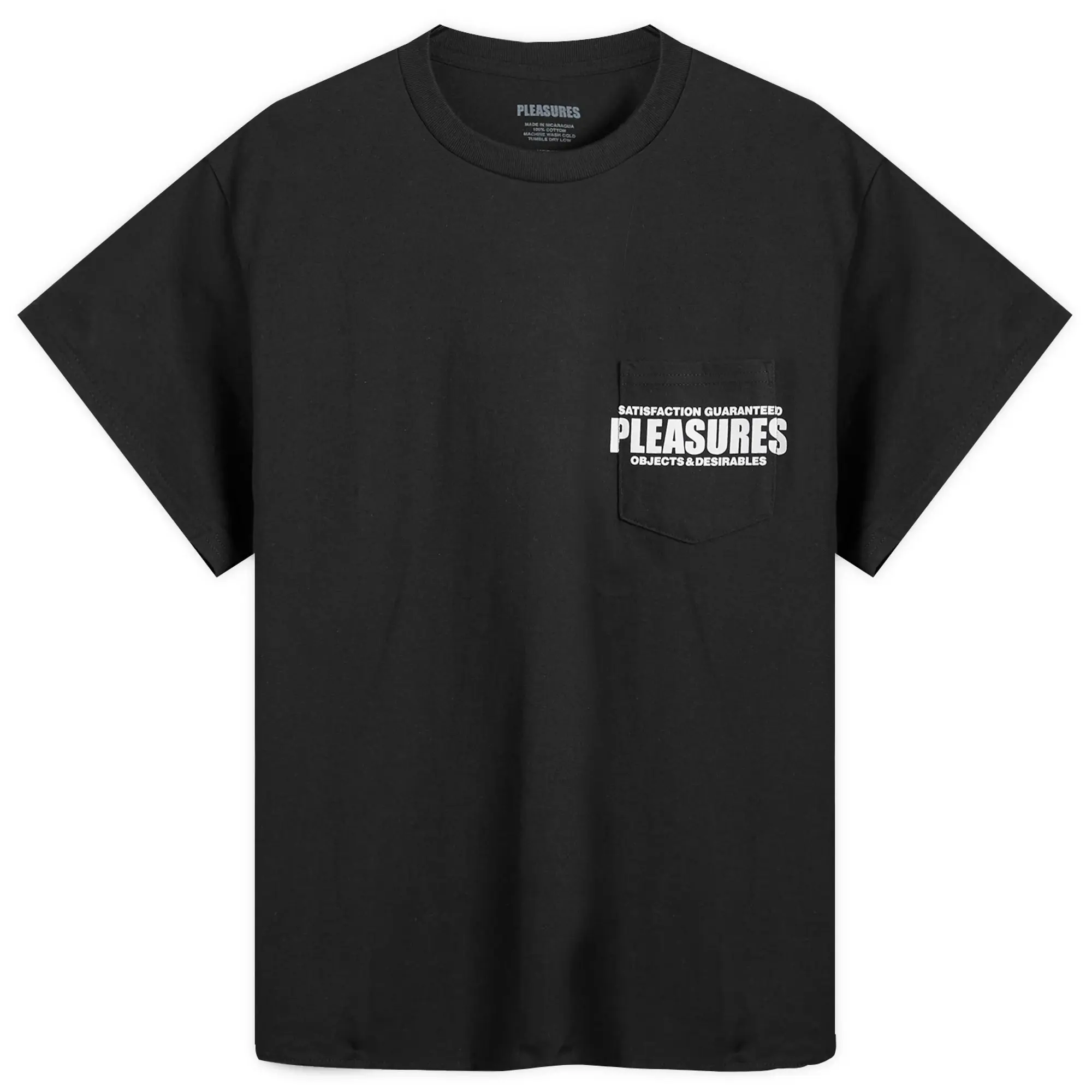 Pleasures Men's Staff Pocket T-Shirt Black
