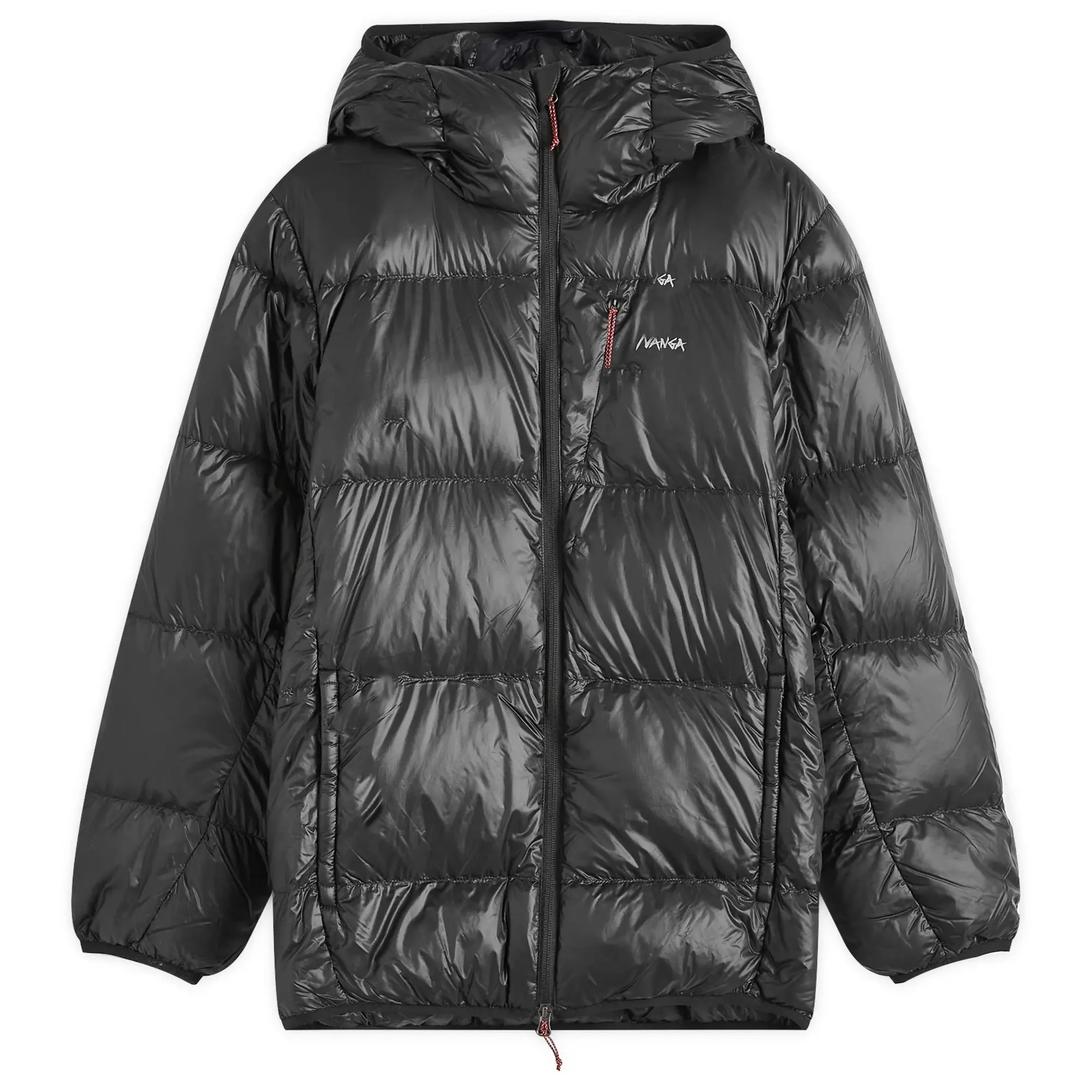 Nanga Men's Mountain Lodge Down Hooded Jacket Black