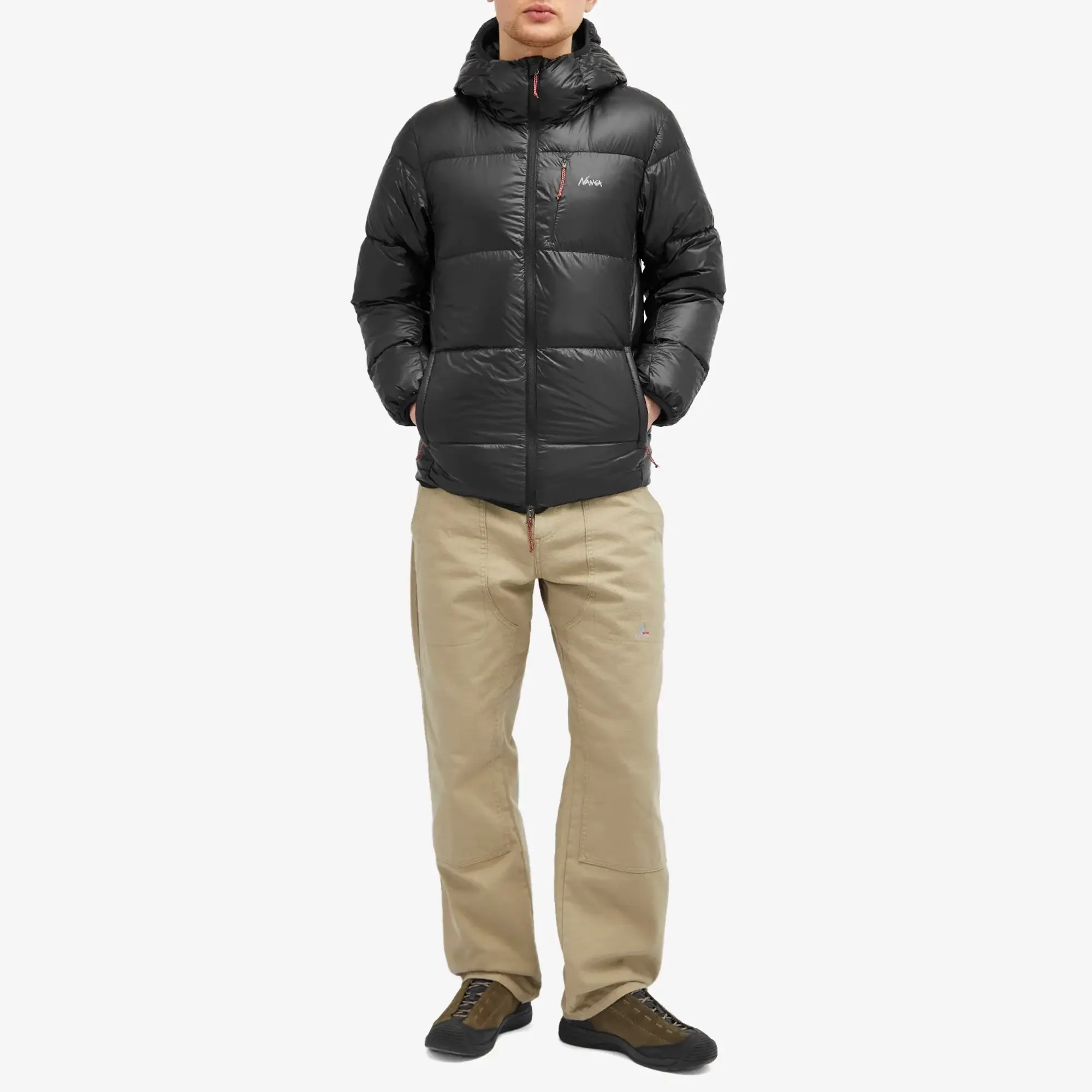 Nanga Men's Mountain Lodge Down Hooded Jacket Black