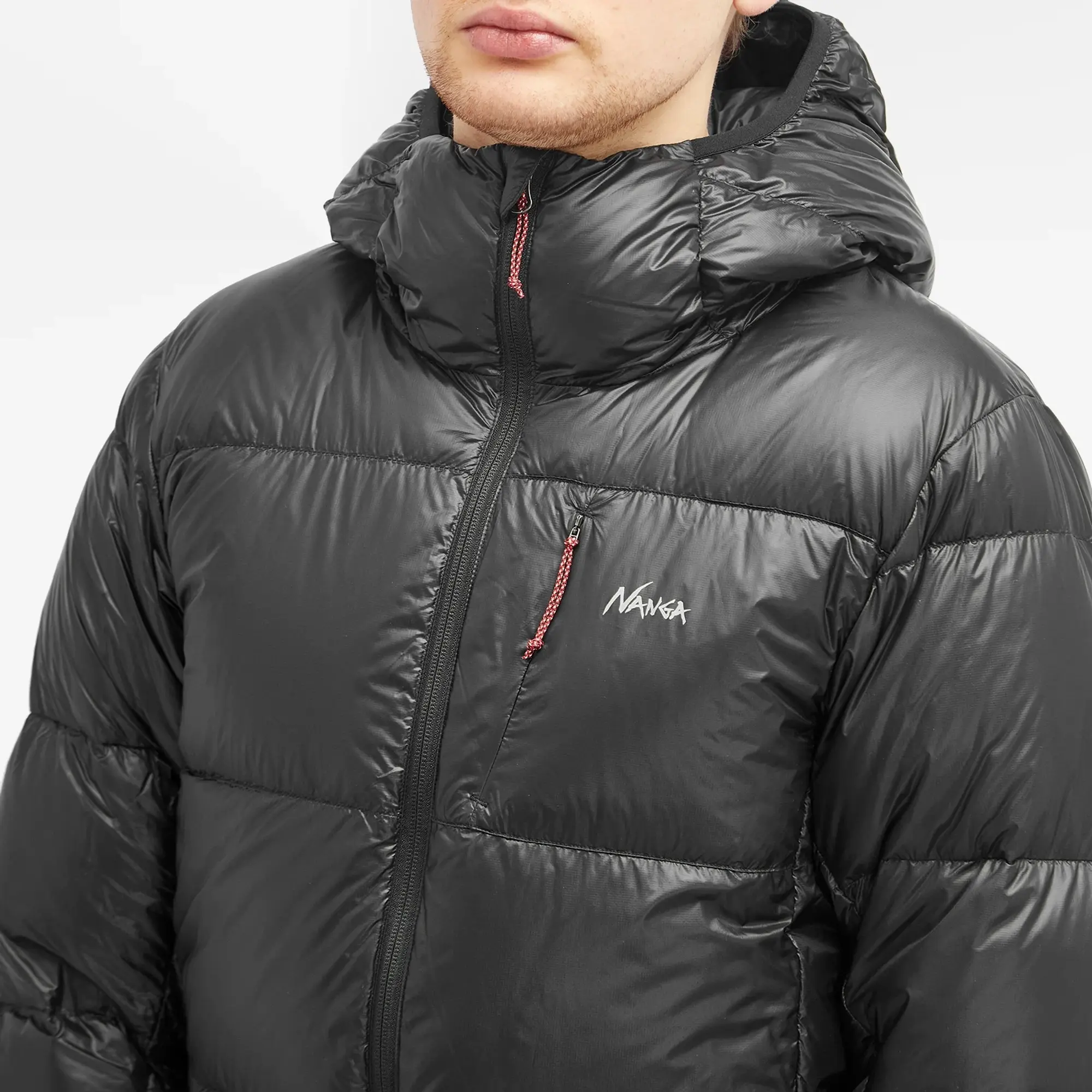 Nanga Men's Mountain Lodge Down Hooded Jacket Black
