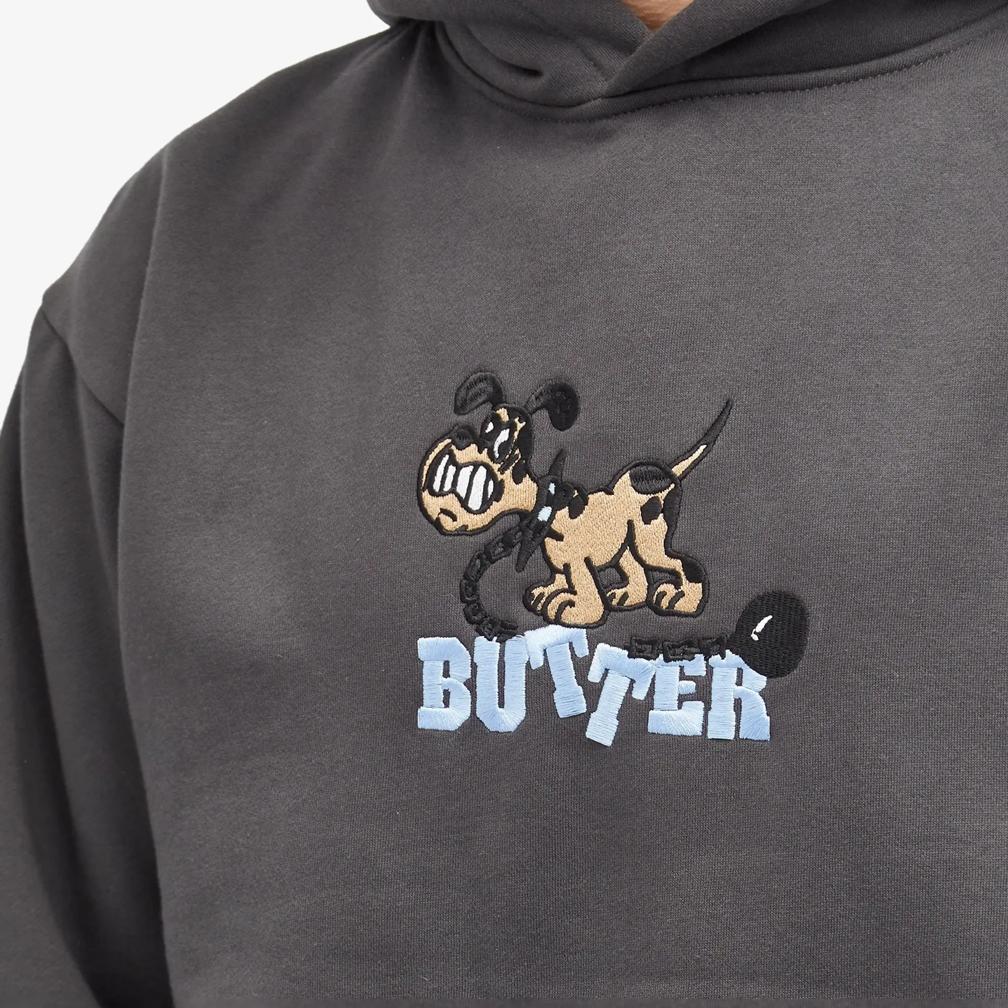 Butter Goods Men's Unleash Hoodie Washed Black