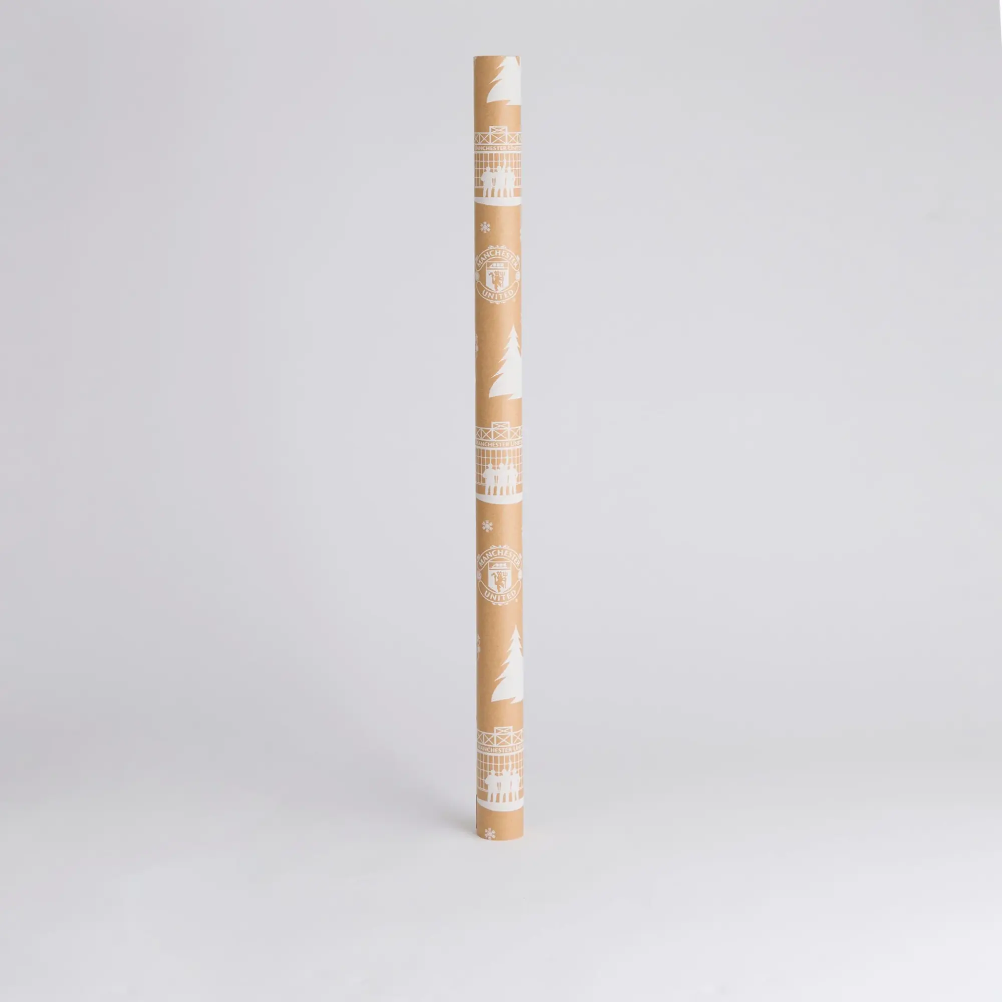 FOCO Manchester United Christmas Wrapping Paper Brown