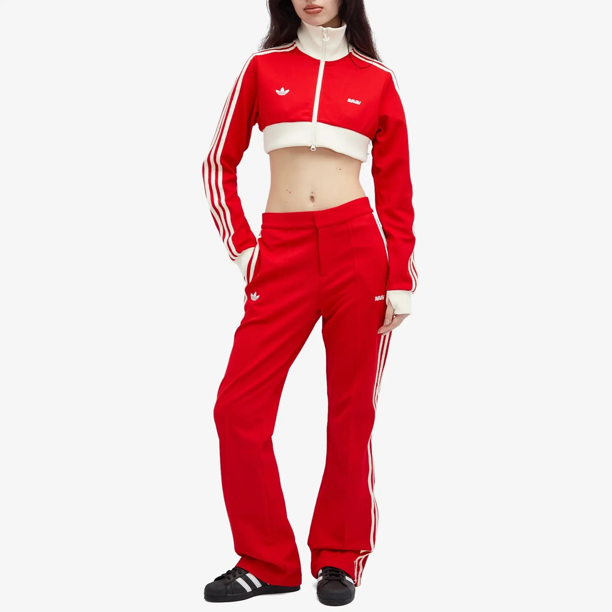 Pants Adidas X Avavav Adicolor Track Pants Better Scarlet L