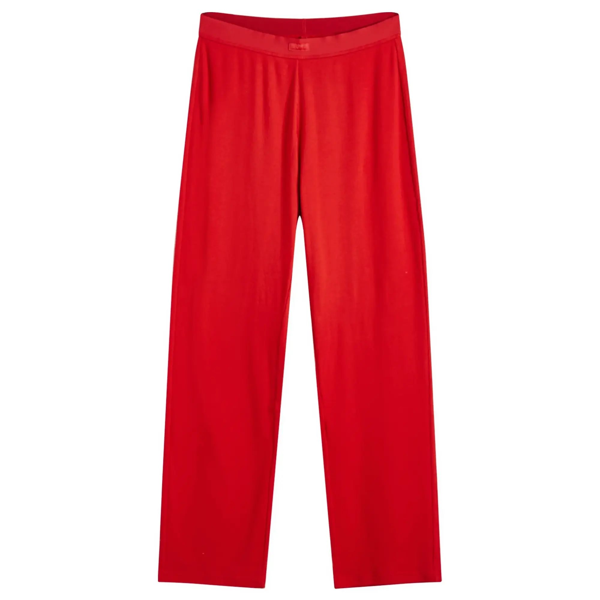 SKIMS Women's Cotton Rib Pant Cranberry