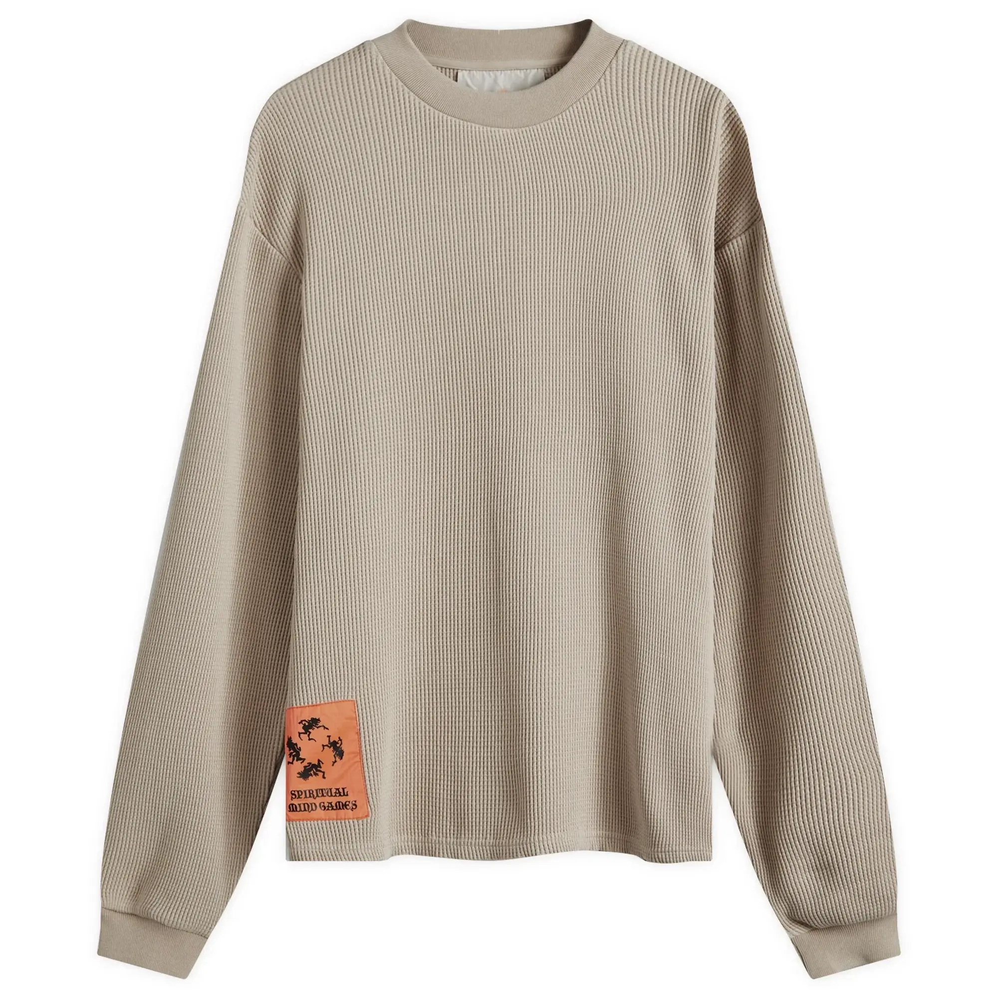 KA_YO_Prototype Men's Long Sleeve Waffle T-Shirt Nougat