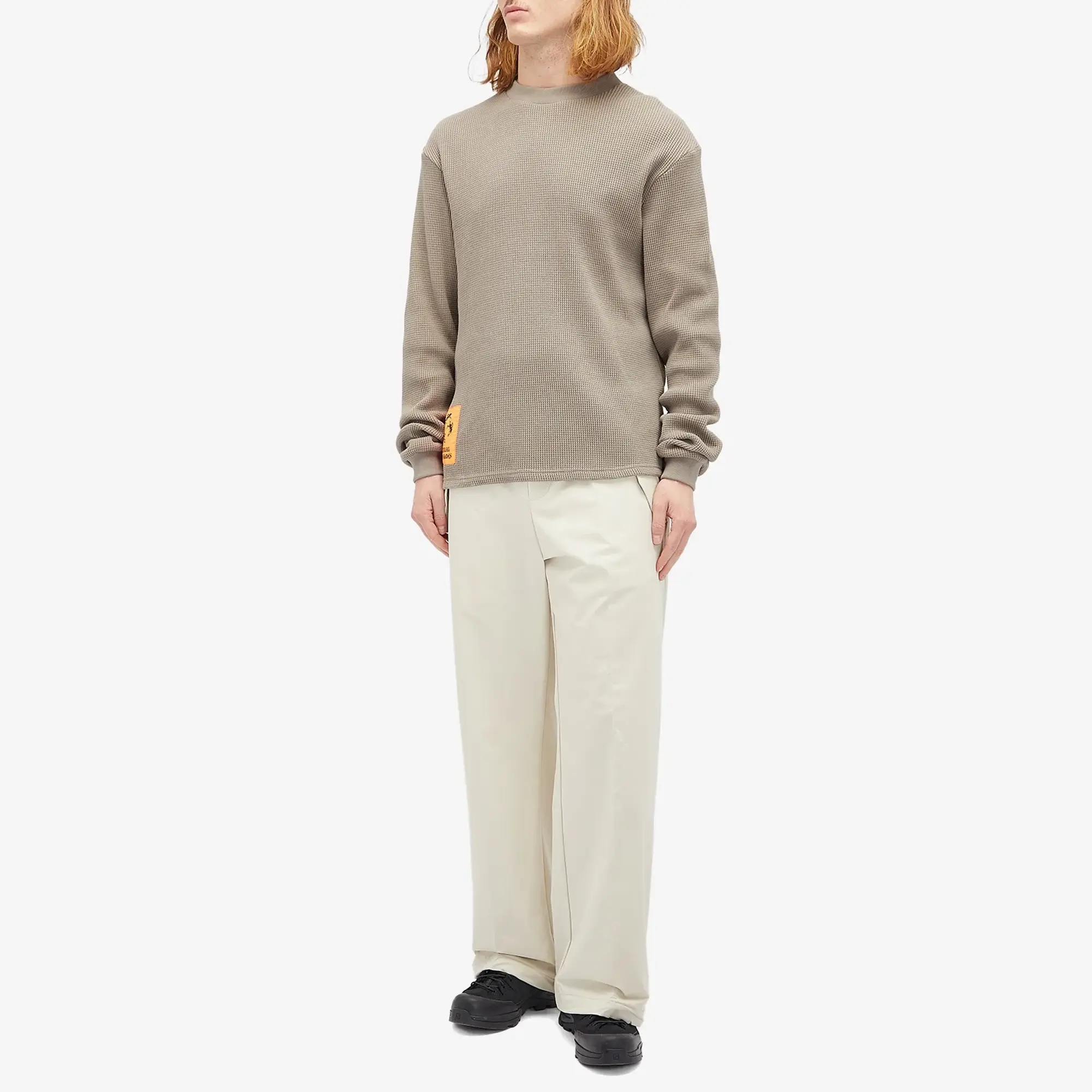 KA_YO_Prototype Men's Long Sleeve Waffle T-Shirt Nougat