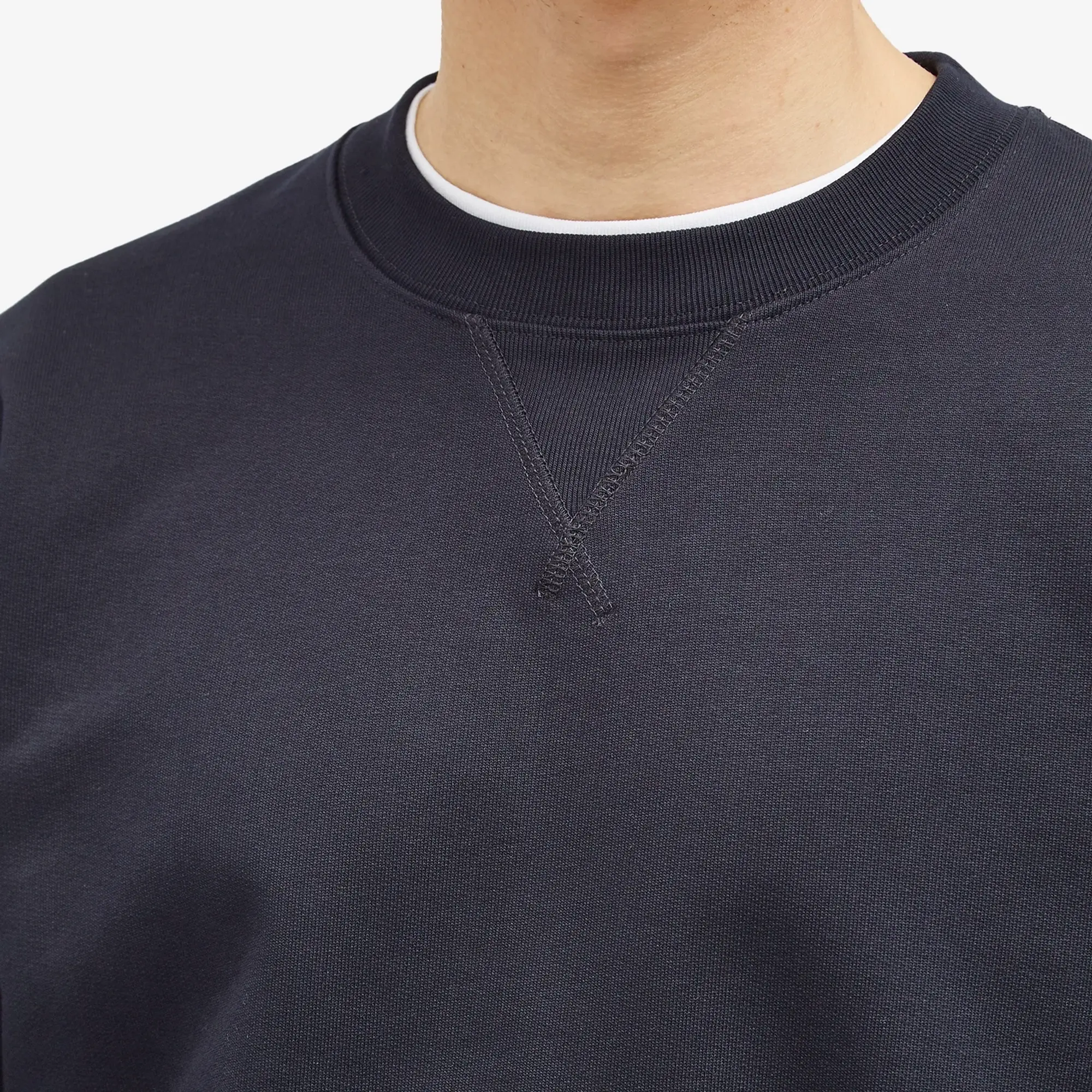 Norse Projects Men's Standard Crew Sweatshirt Dark Navy