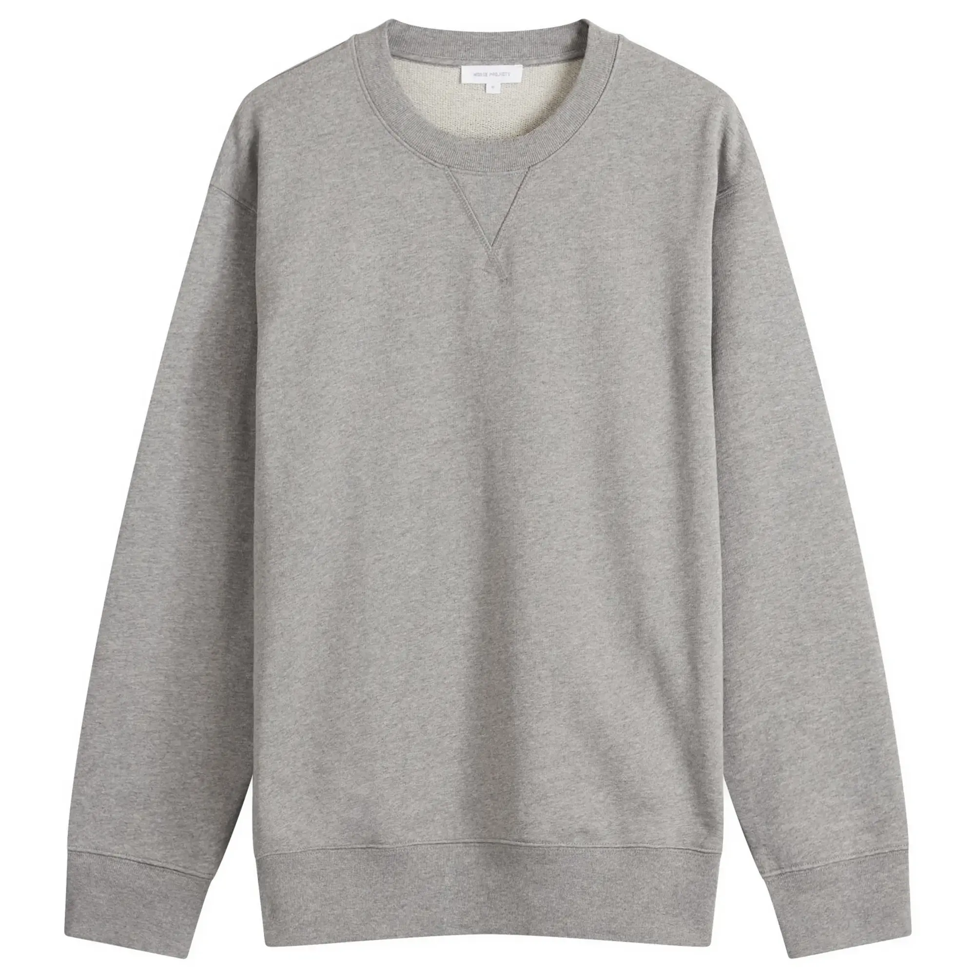 Norse Projects Men's Standard Crew Sweatshirt Grey Melange