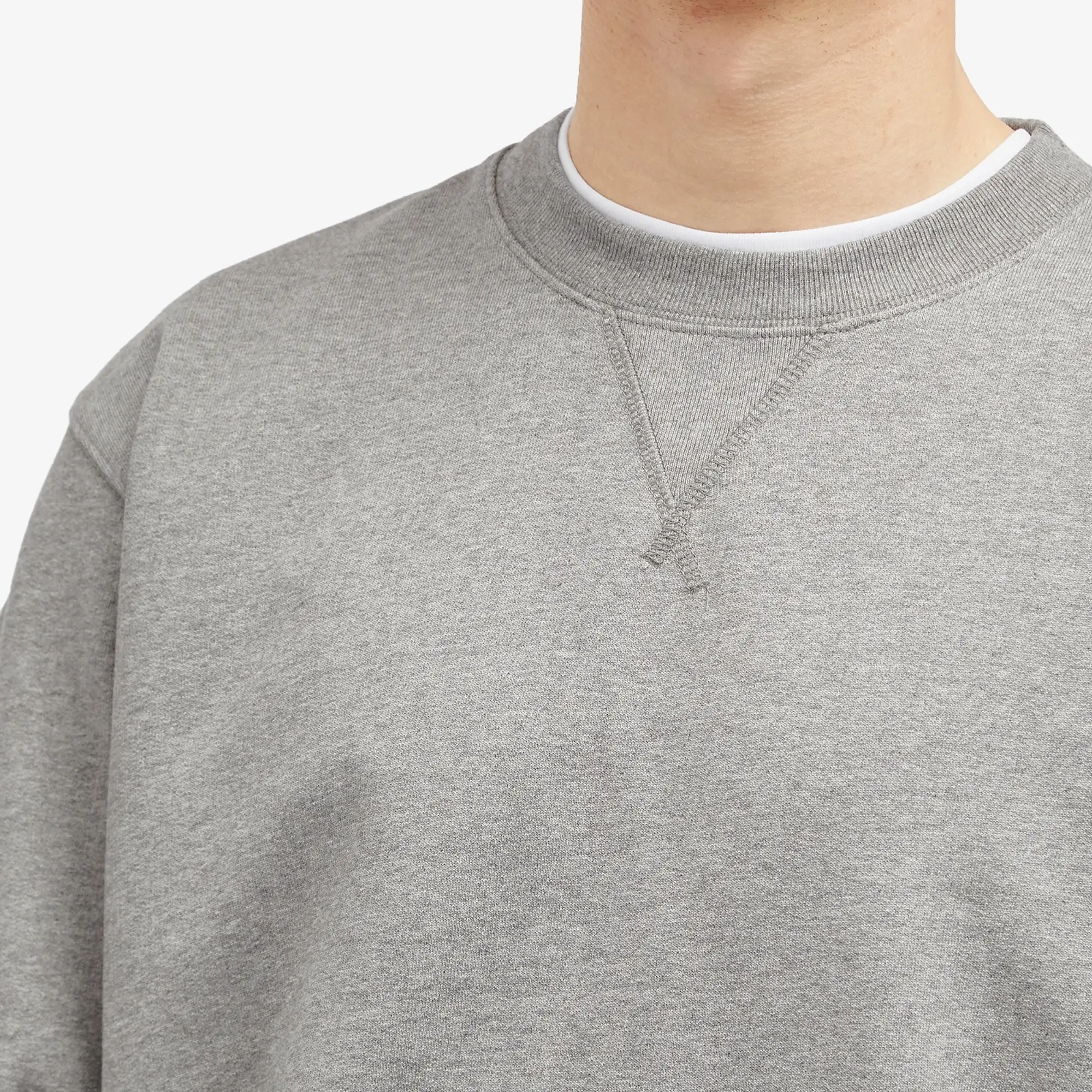 Norse Projects Men's Standard Crew Sweatshirt Grey Melange